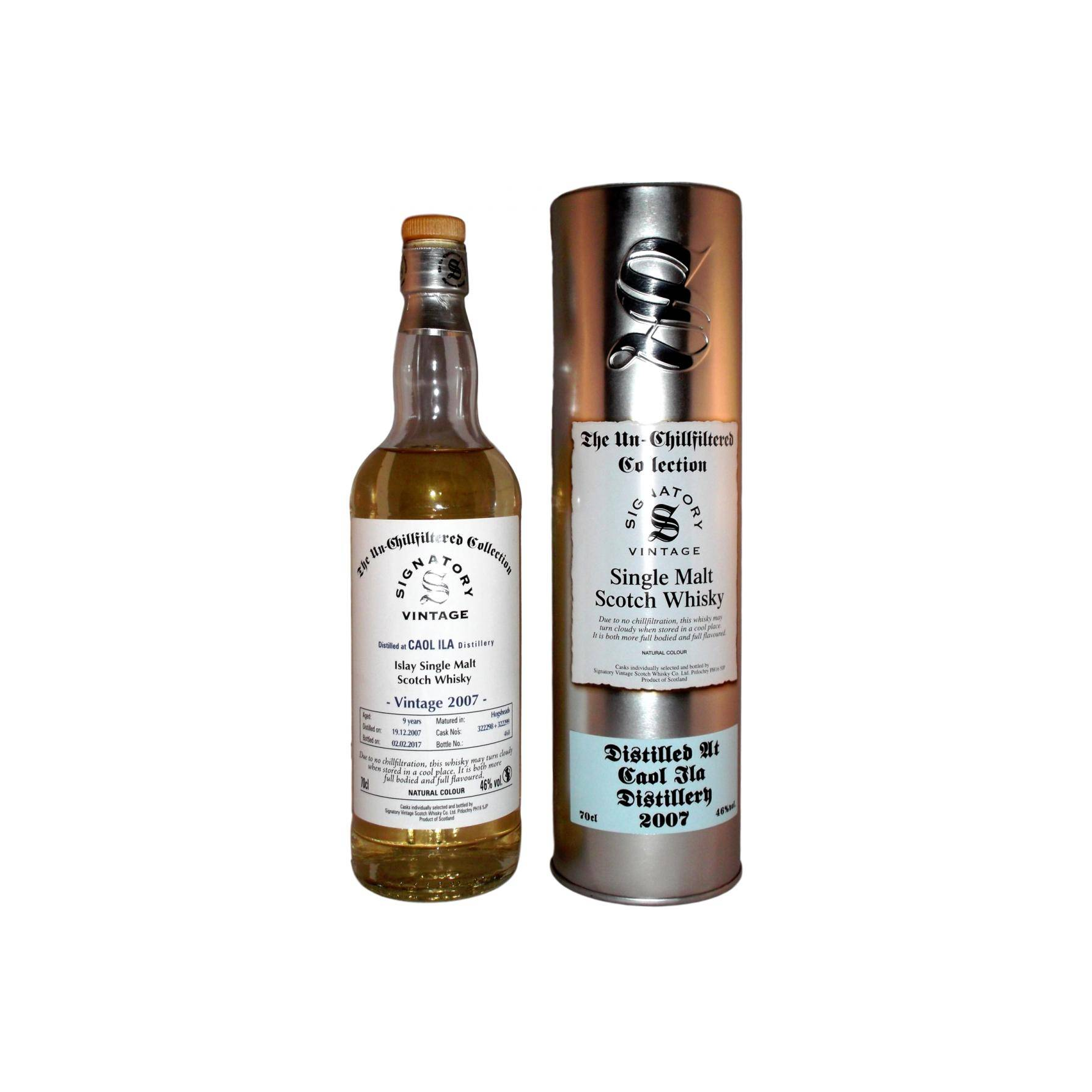 Caol Ila The Un-Chillfiltered Collection 2007 8 Years Single Malt Whisky 2
