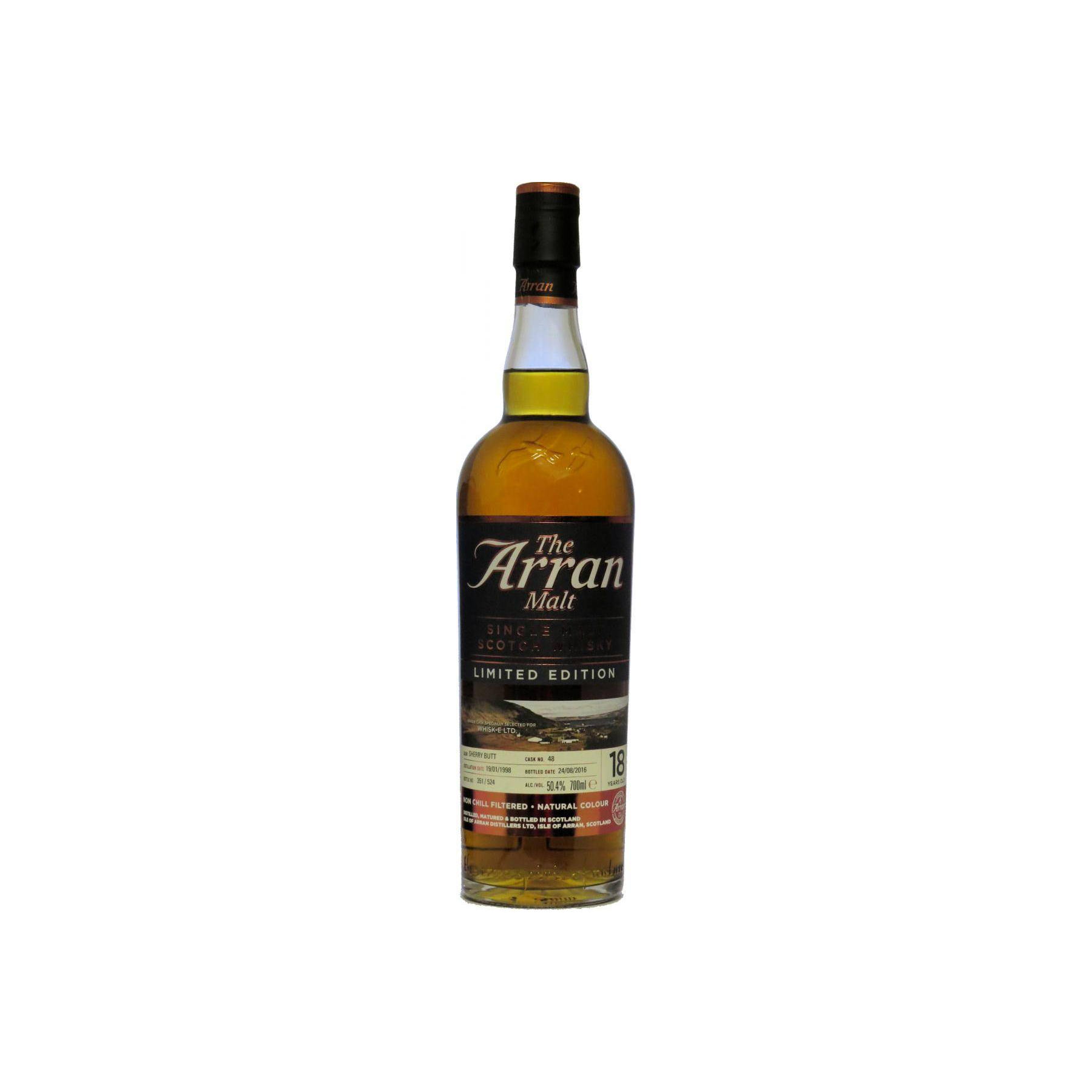 Arran Limited Edition 1998 18 Years Single Malt Whisky