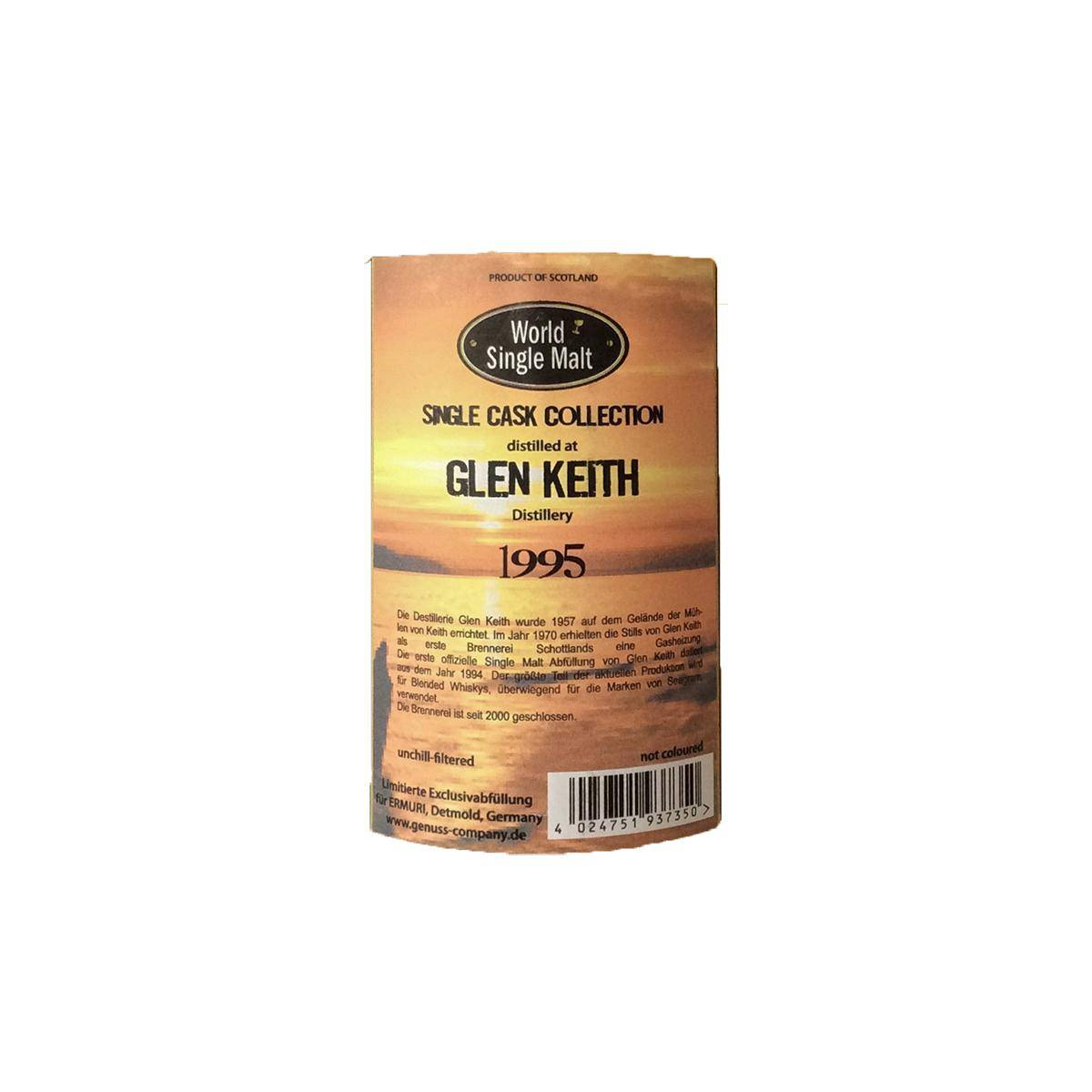 Glen Keith 1995 18 Years Single Malt Whisky 2