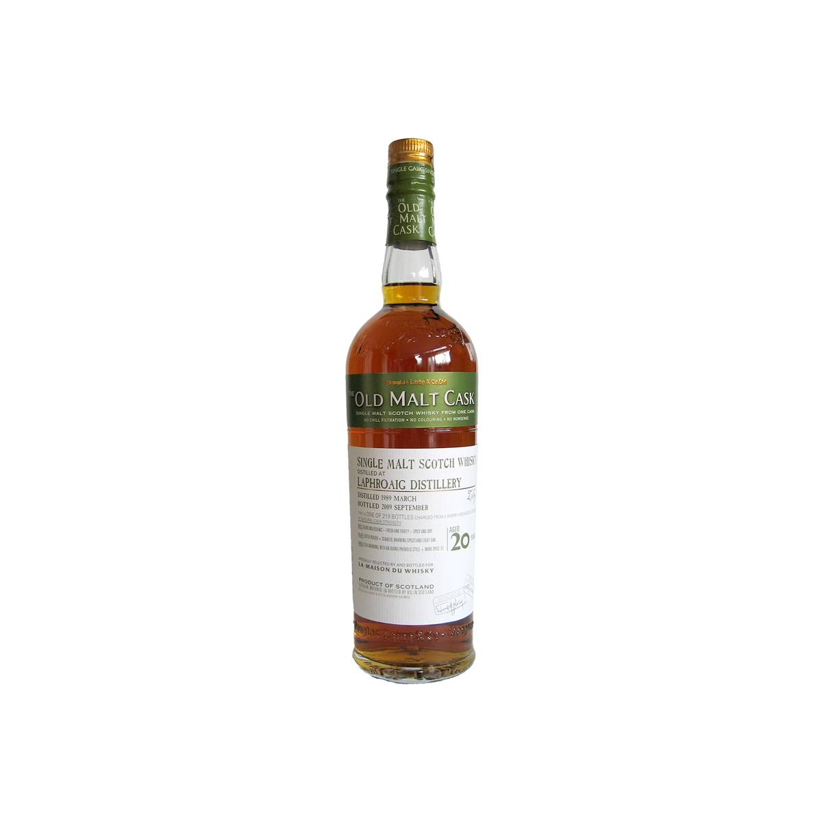 Laphroaig Old Malt Cask 1989 20 Years Single Malt Whisky