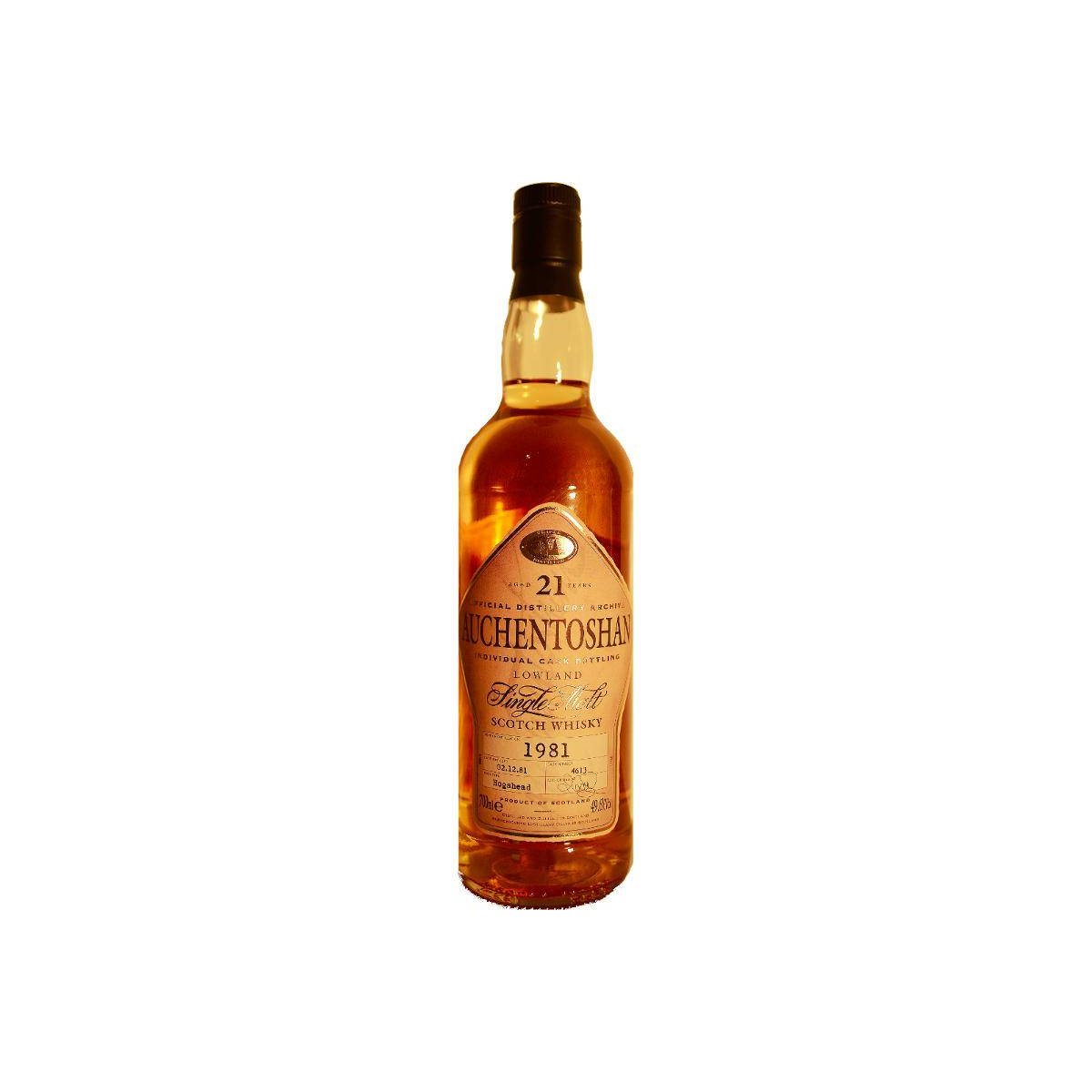 Auchentoshan Individual Cask Bottling 1981 21 Years Single Malt Whisky