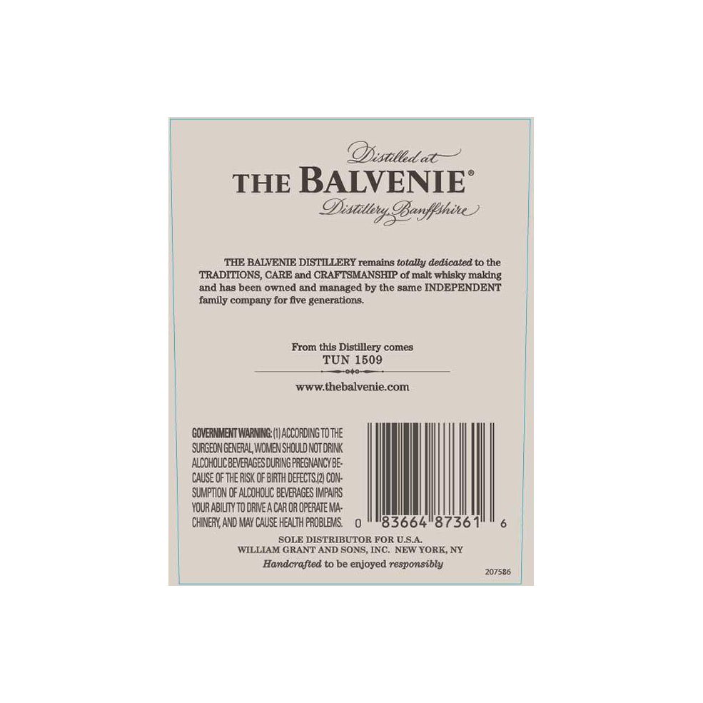 The Balvenie Single Malt Whisky 2