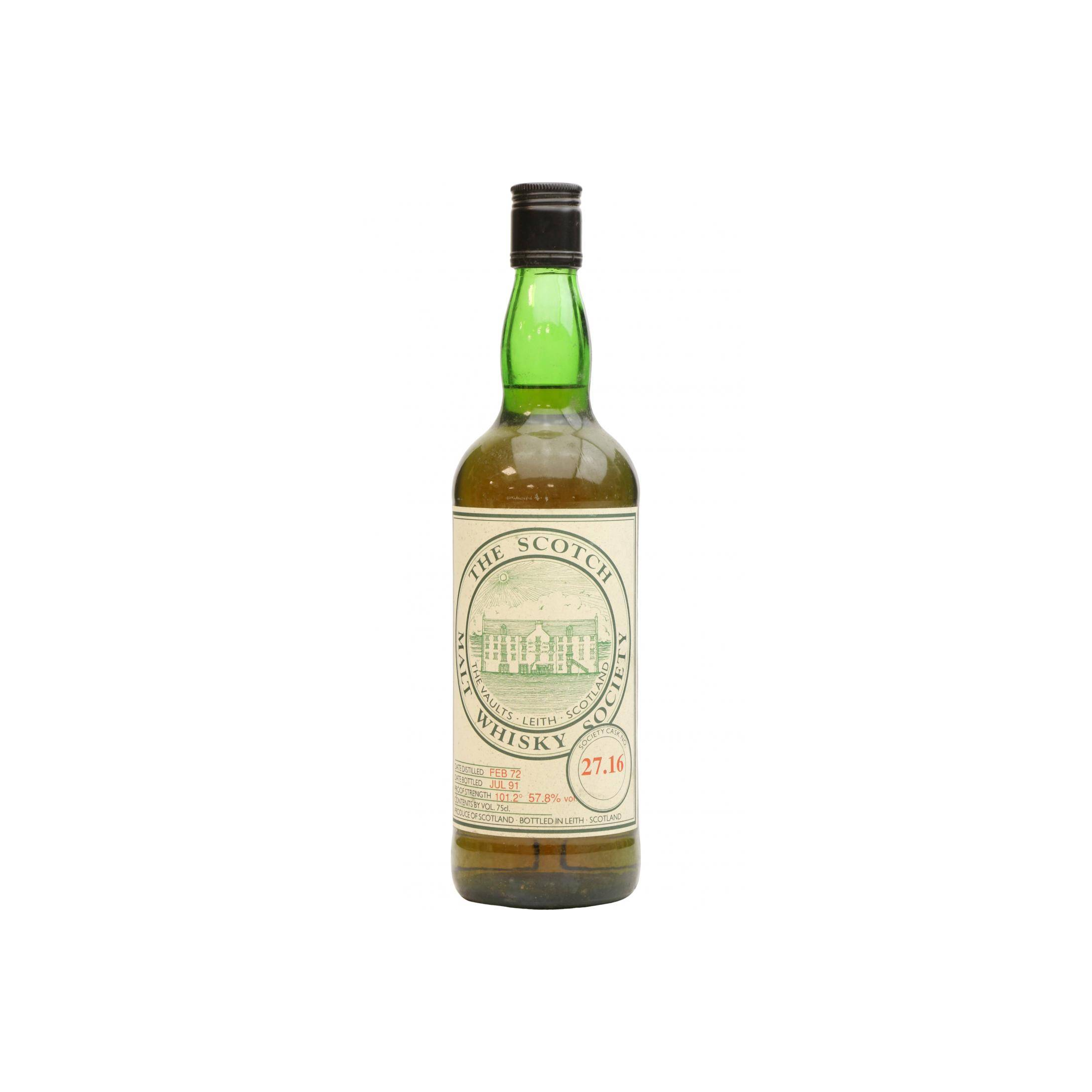 The Scotch Malt Whisky Society 1972 19 Years Single Malt Whisky