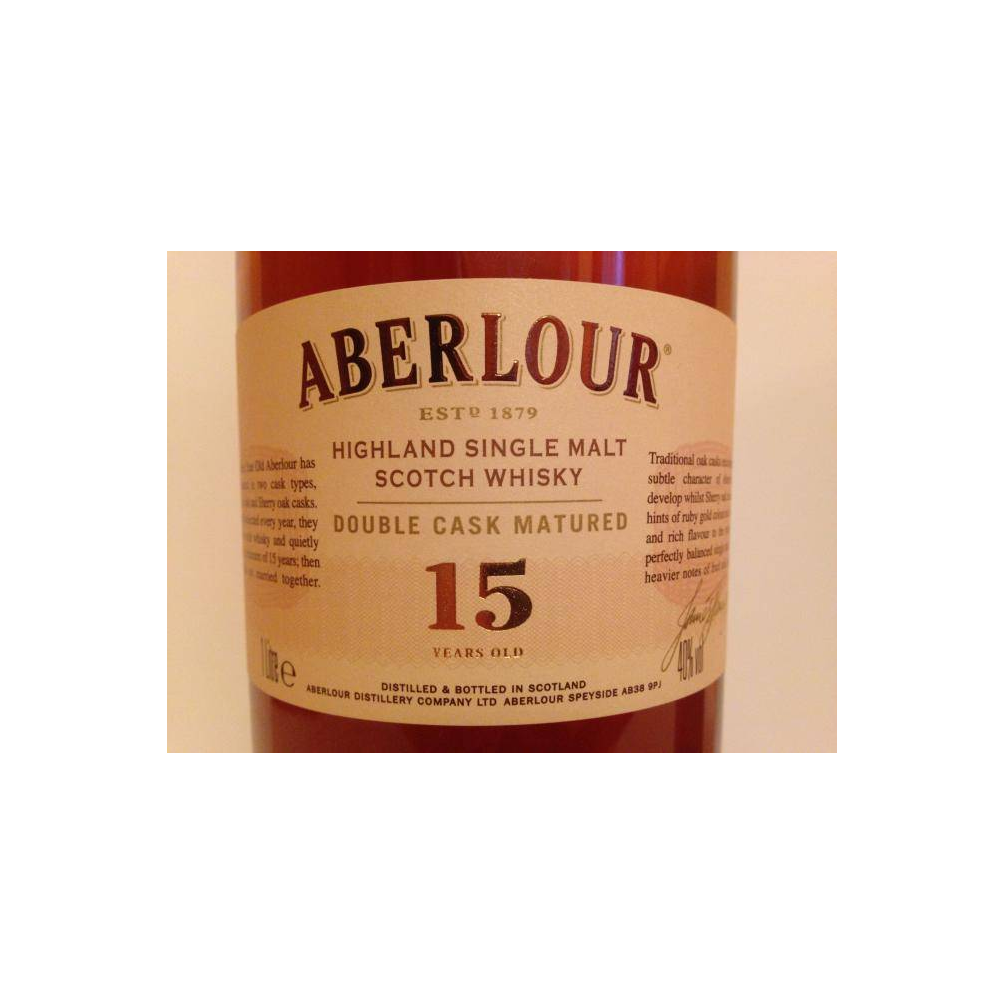 Aberlour 15 Years Single Malt Whisky 3