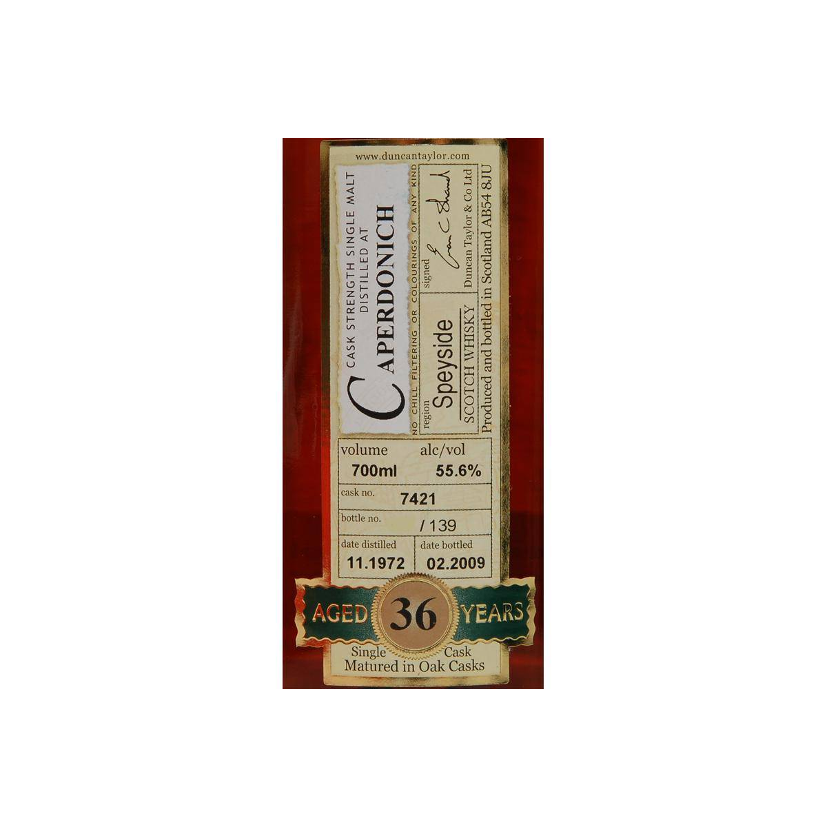 Caperdonich Rare Auld 1972 36 Years Single Malt Whisky 2