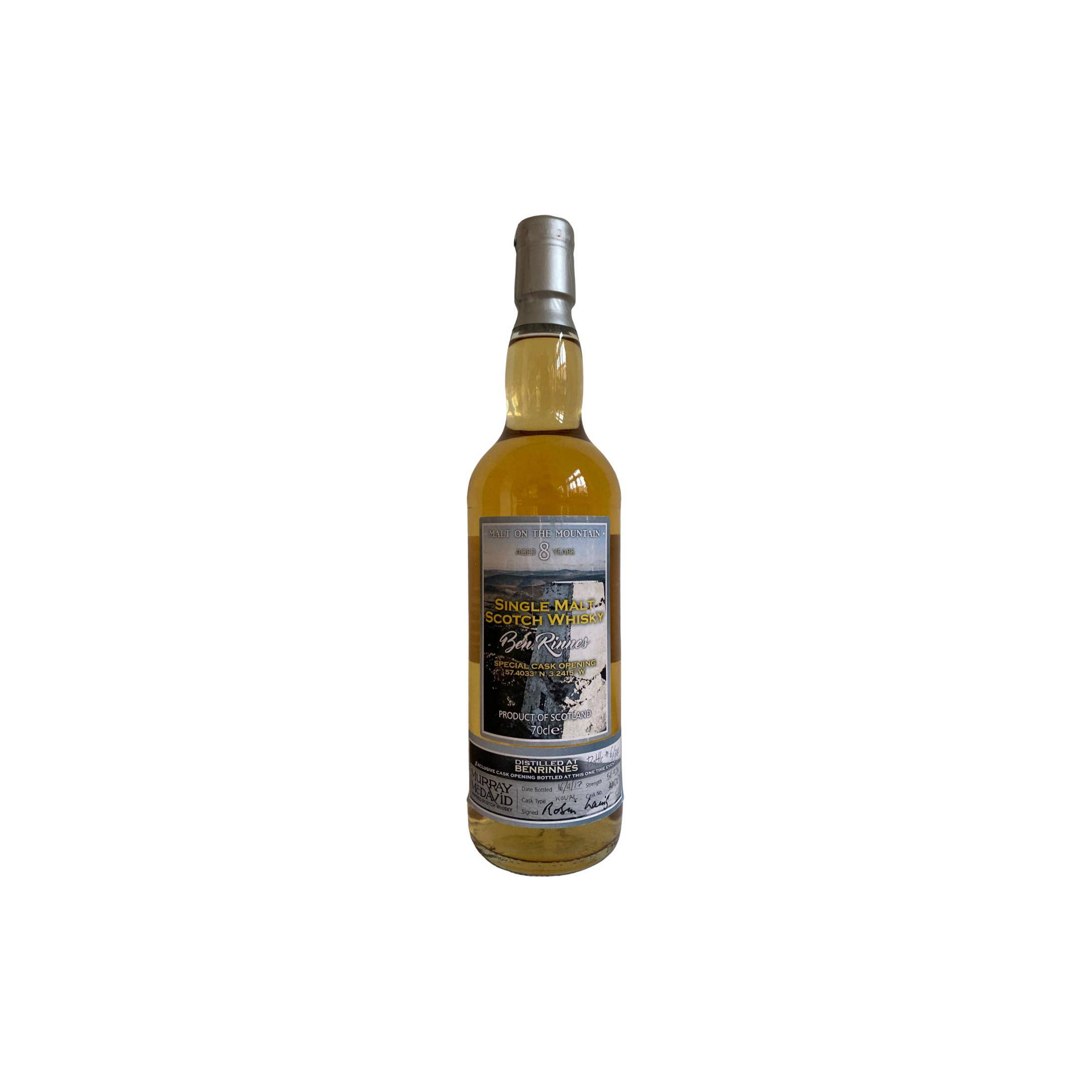 Benrinnes 8 Years Single Malt Whisky