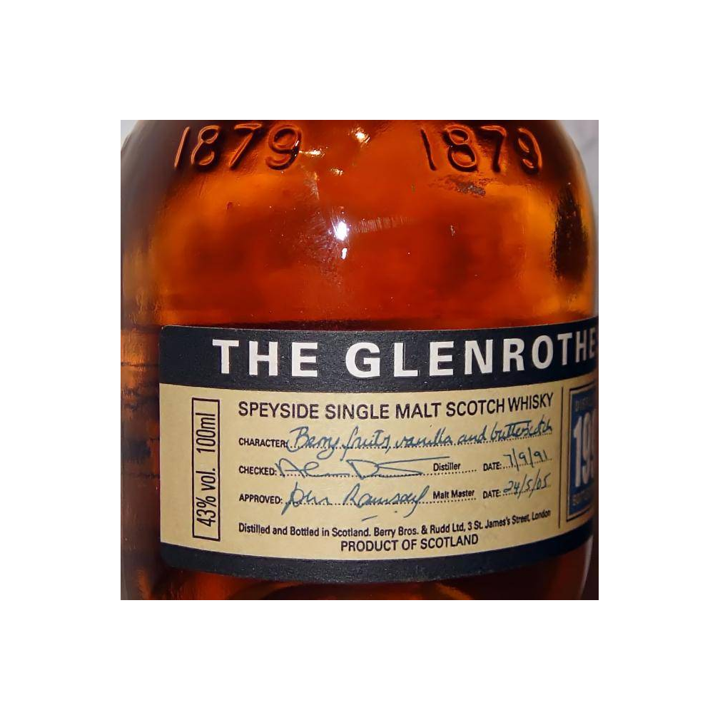 The Glenrothes 1991 17 Years Single Malt Whisky 3