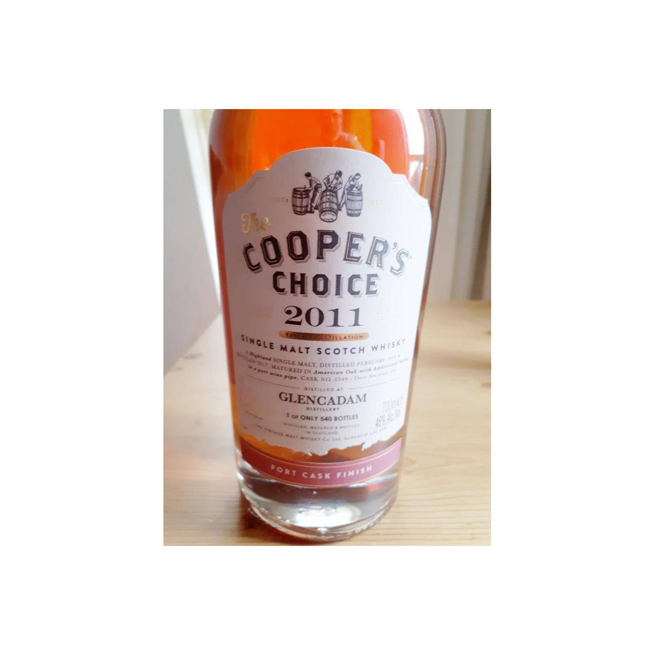 Glencadam The Cooper's Choice 2011 6 Years Single Malt Whisky 2