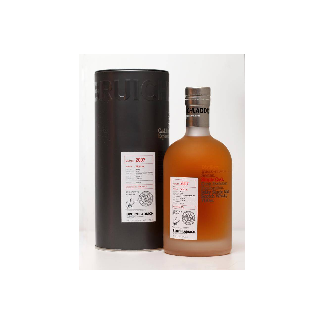 Bruichladdich 2007 10 Years Single Malt Whisky 3
