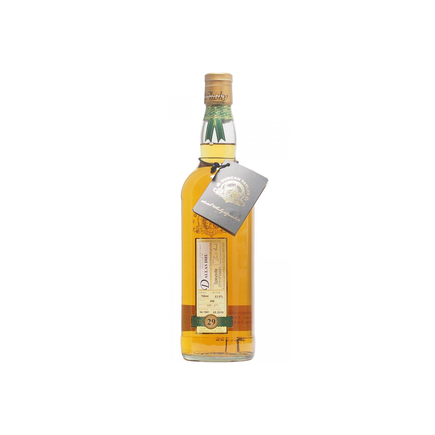 Dallas Dhu Rare Auld 1981 29 Years Single Malt Whisky