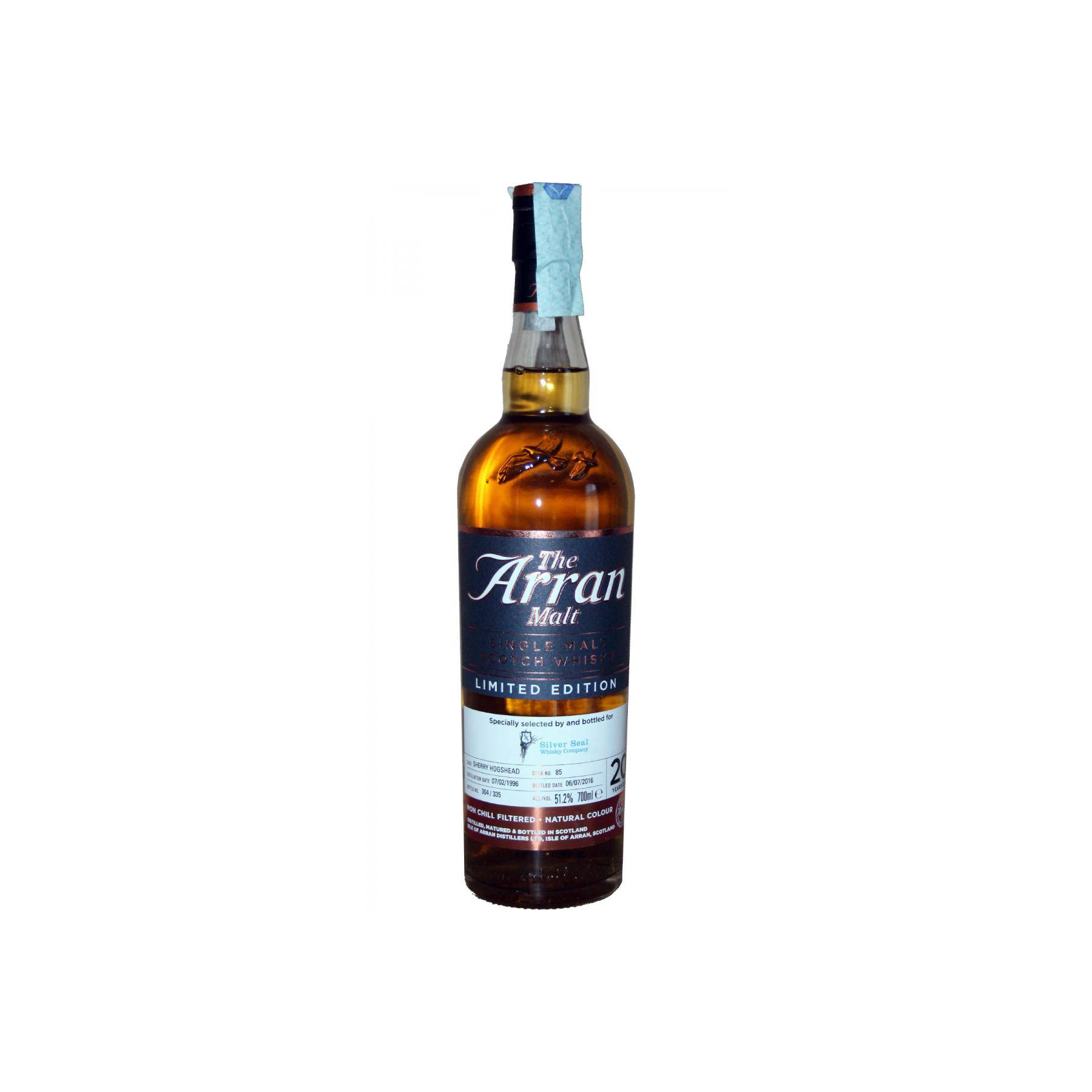 Arran Limited Edition 1996 20 Years Single Malt Whisky