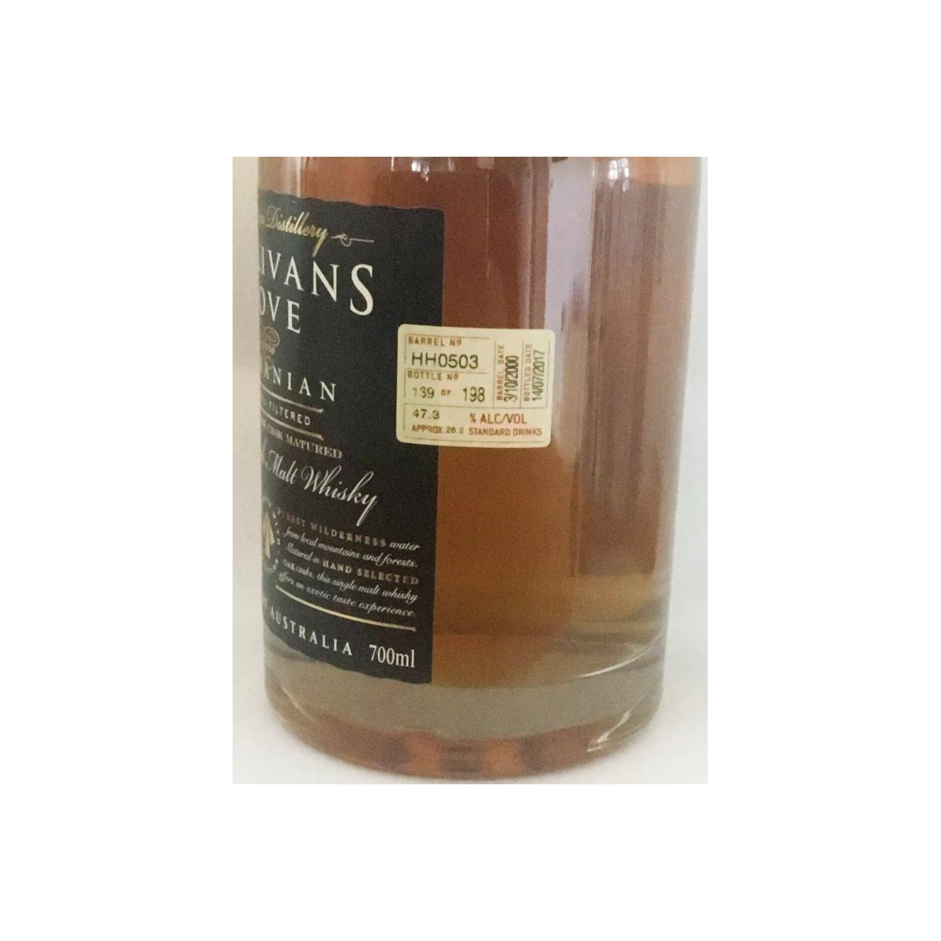 Sullivans Cove 2000 17 Years Single Malt Whisky 2