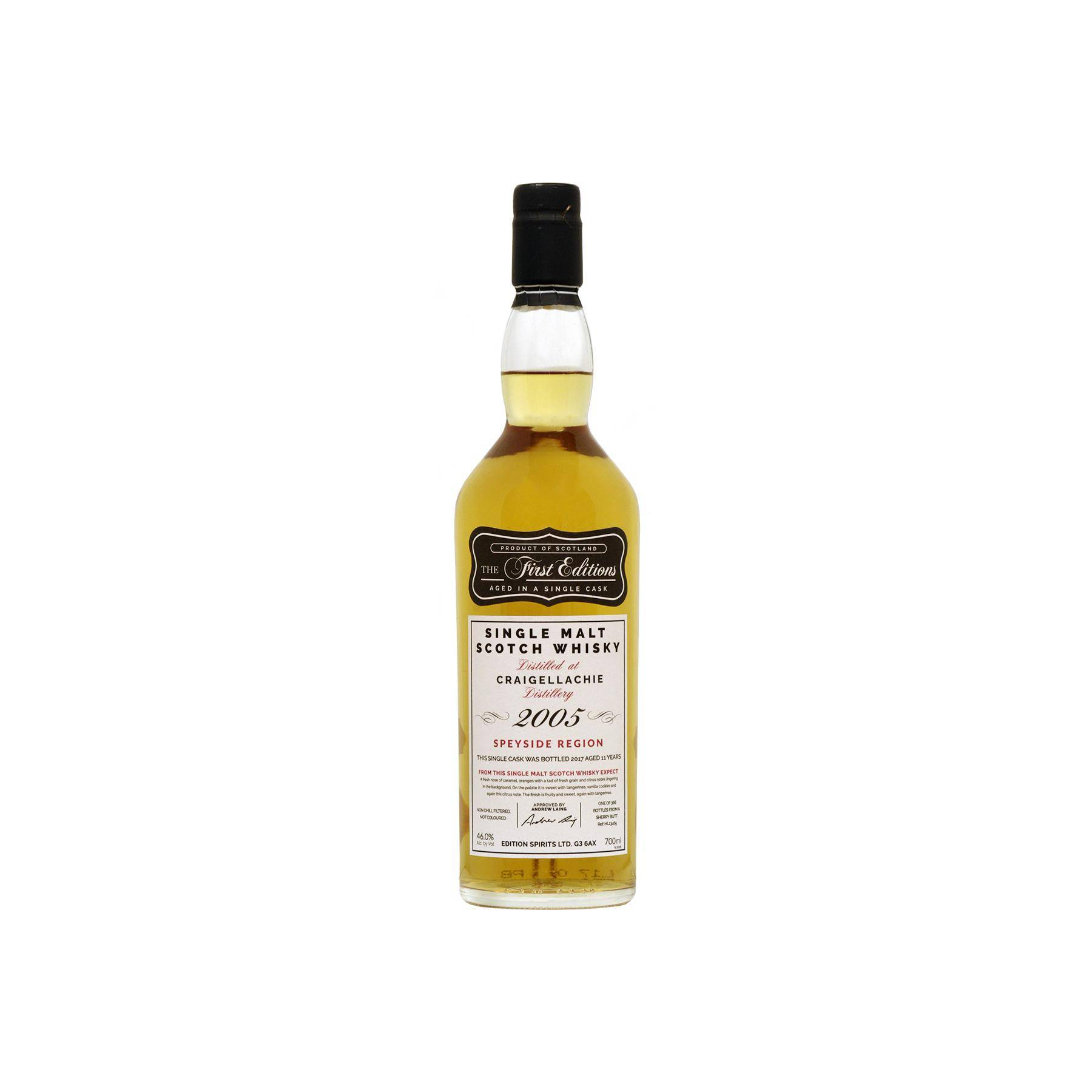 Craigellachie The First Editions 2005 11 Years Single Malt Whisky
