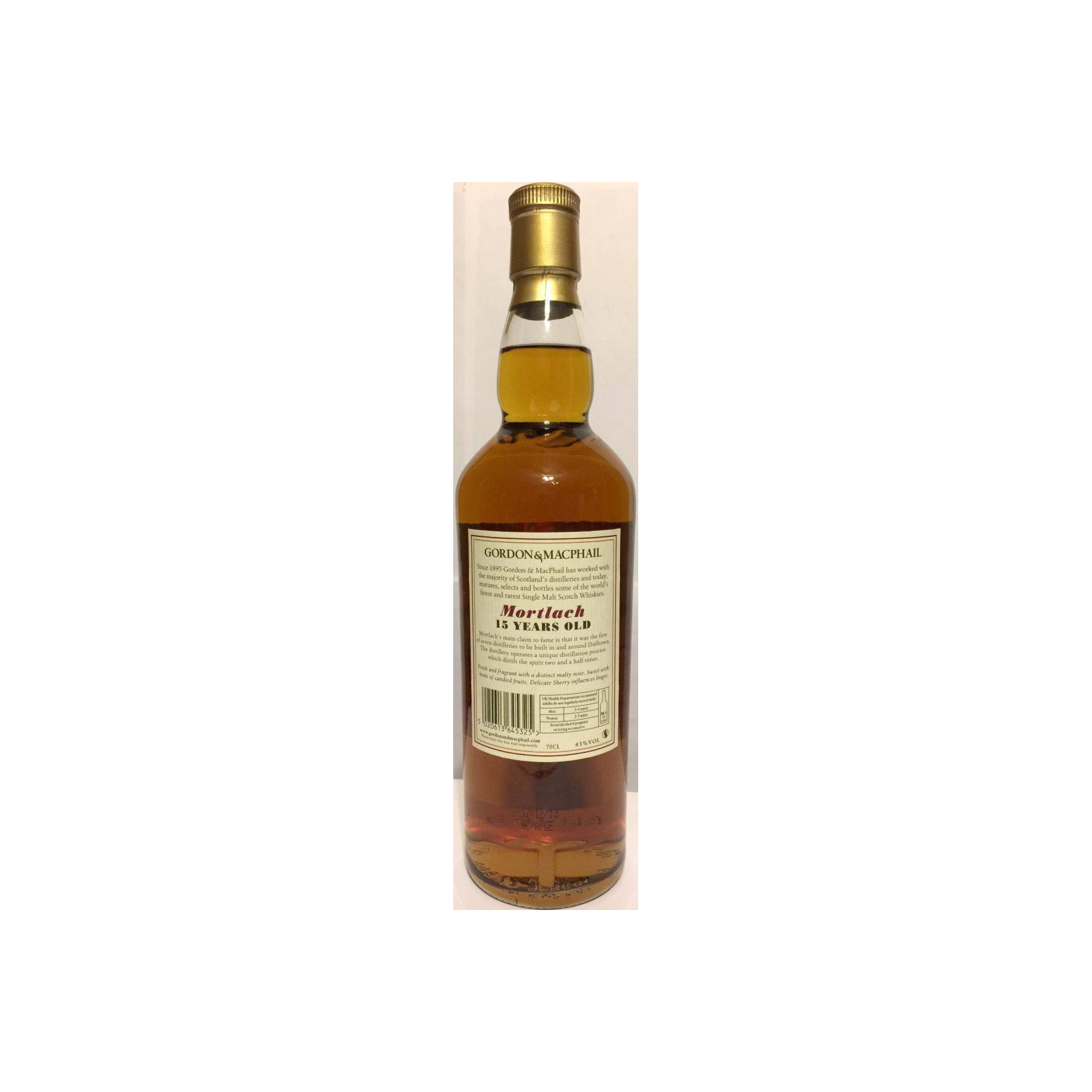 Mortlach Licensed Bottling 15 Years Single Malt Whisky 3