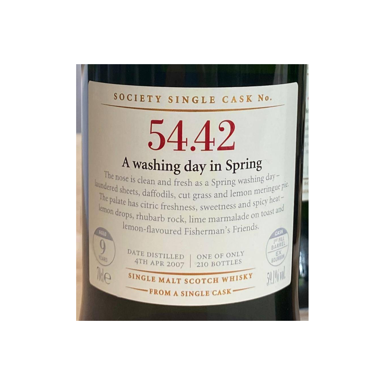 The Scotch Malt Whisky Society 2007 9 Years Single Malt Whisky