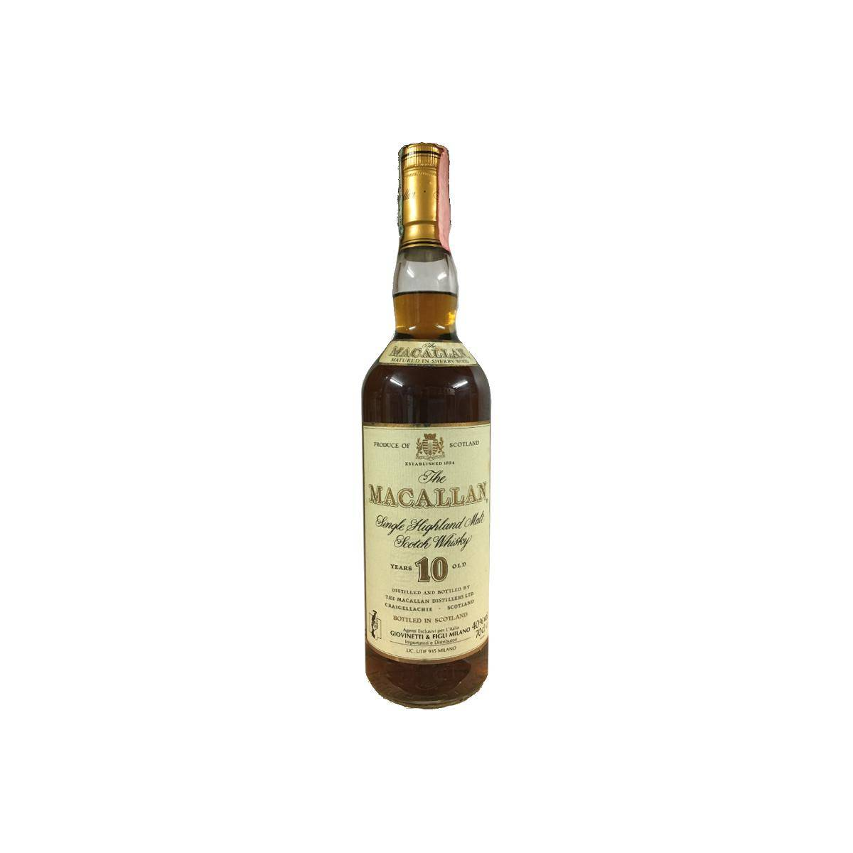 The Macallan 10 Years Single Malt Whisky