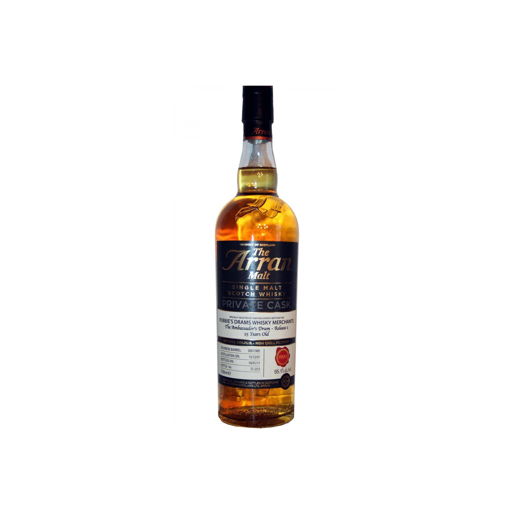 Arran 2001 15 Years Single Malt Whisky