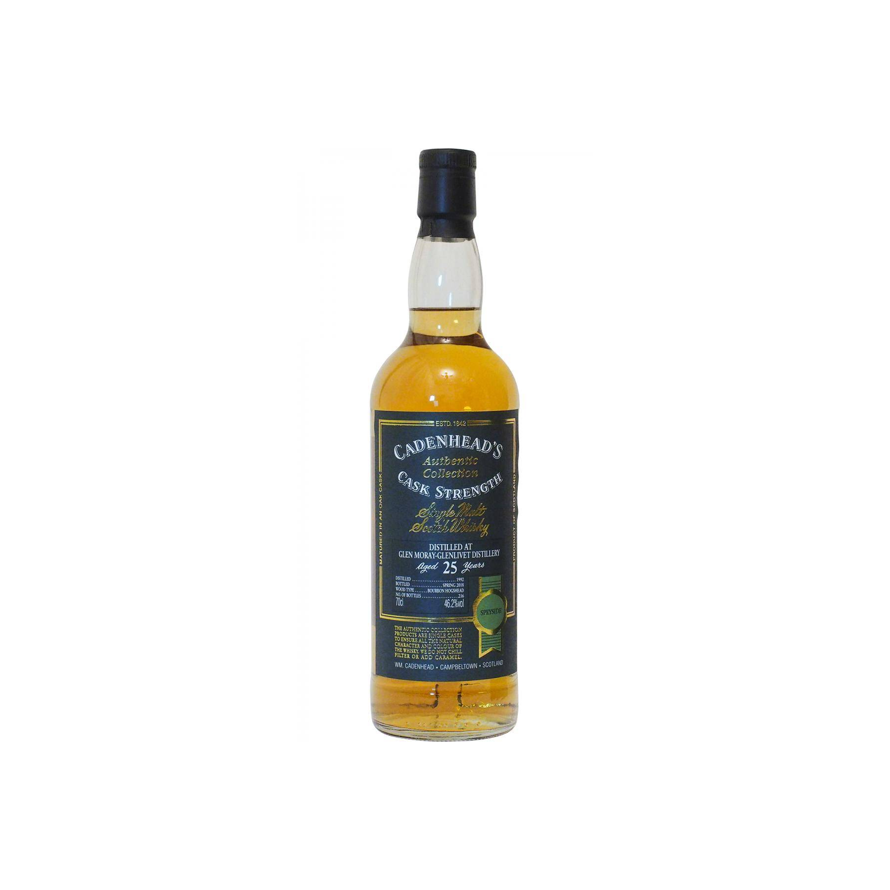 Glen Moray Authentic Collection 1992 25 Years Single Malt Whisky