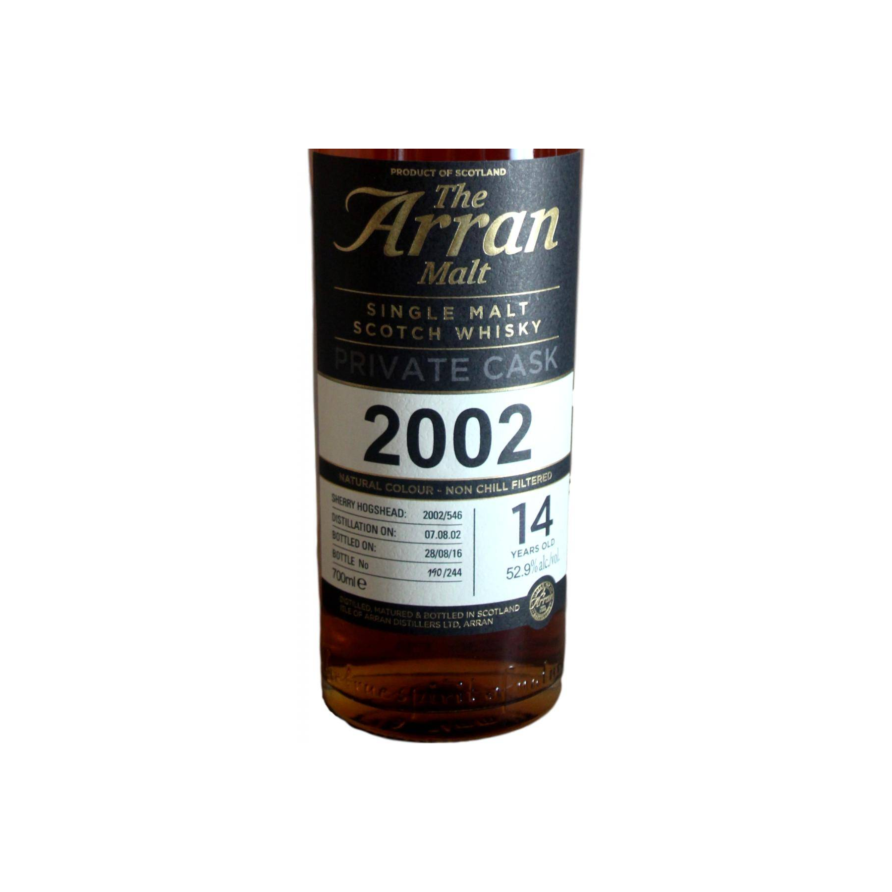Arran Private Cask 2002 14 Years Single Malt Whisky 2