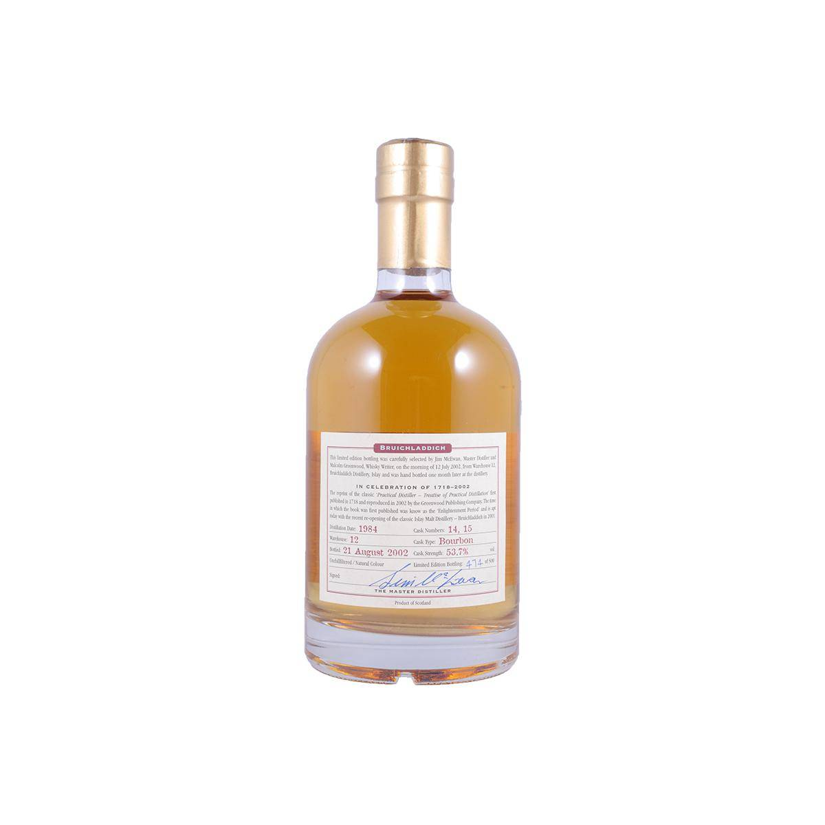 Bruichladdich 1984 18 Years Single Malt Whisky 3