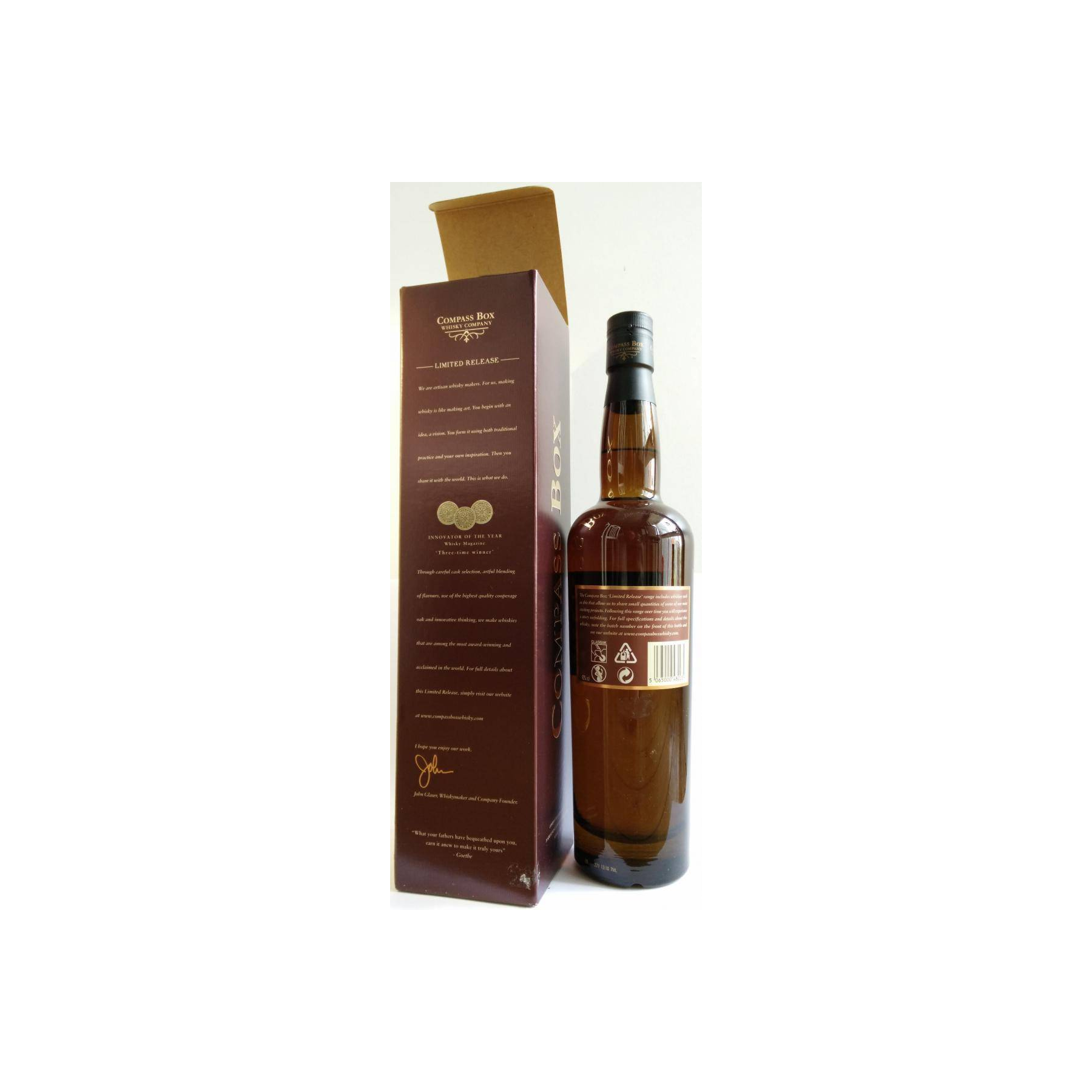 Compass Box Blended Grain Whisky 3