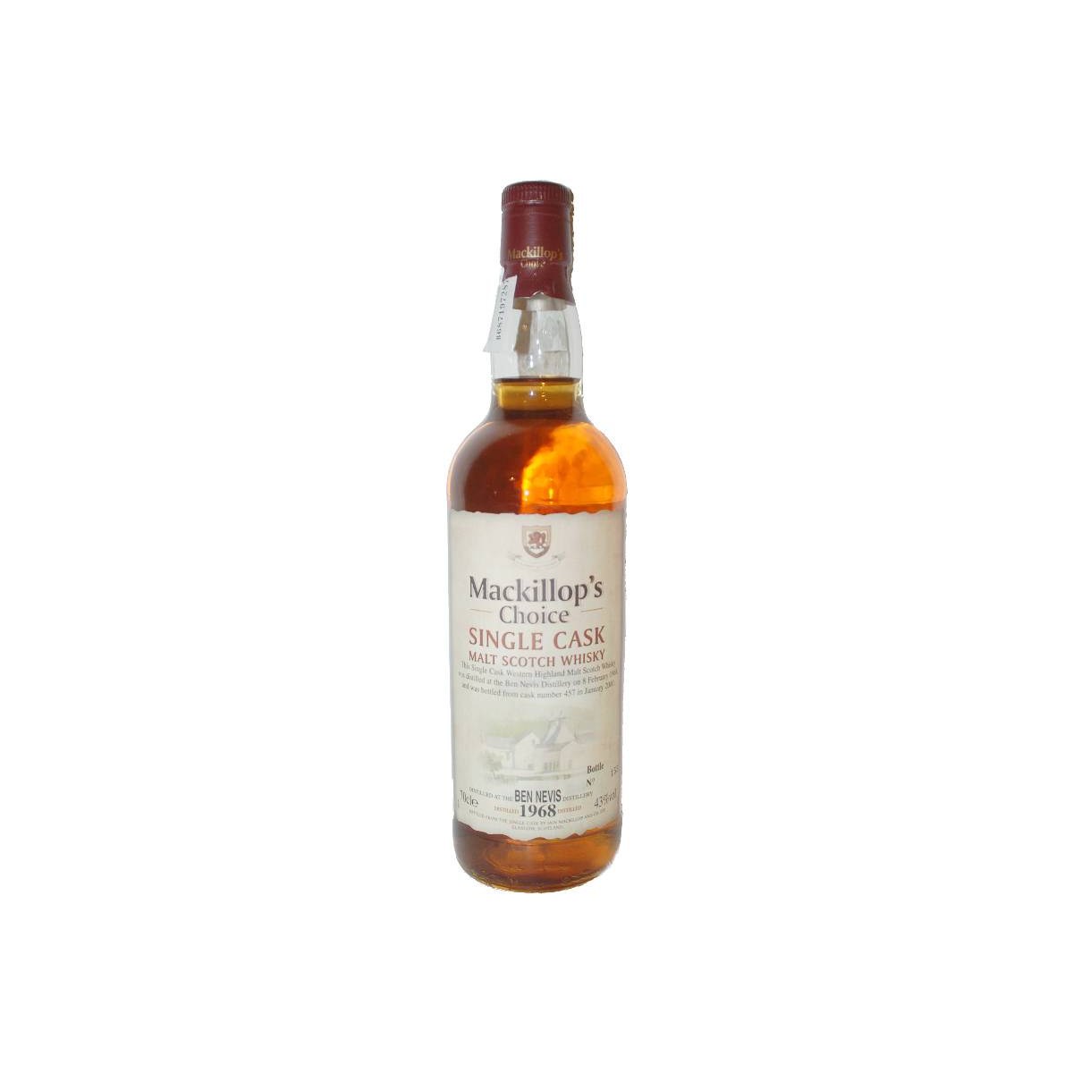 Ben Nevis Single Cask 1968 31 Years Single Malt Whisky
