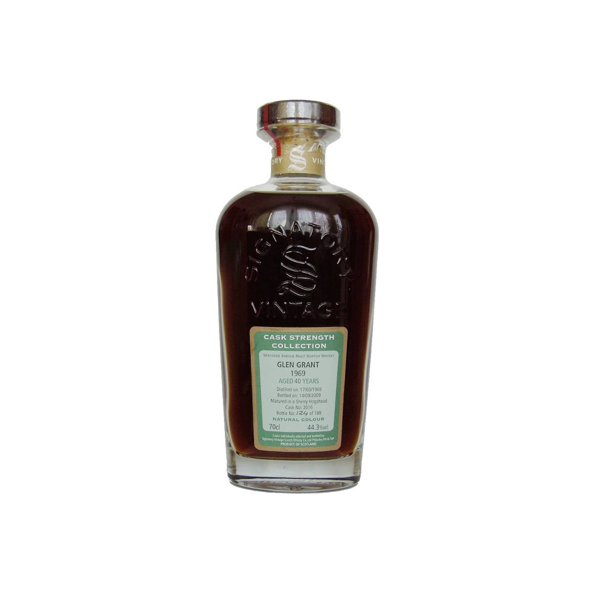 Glen Grant Cask Strength Collection 1969 40 Years Single Malt Whisky