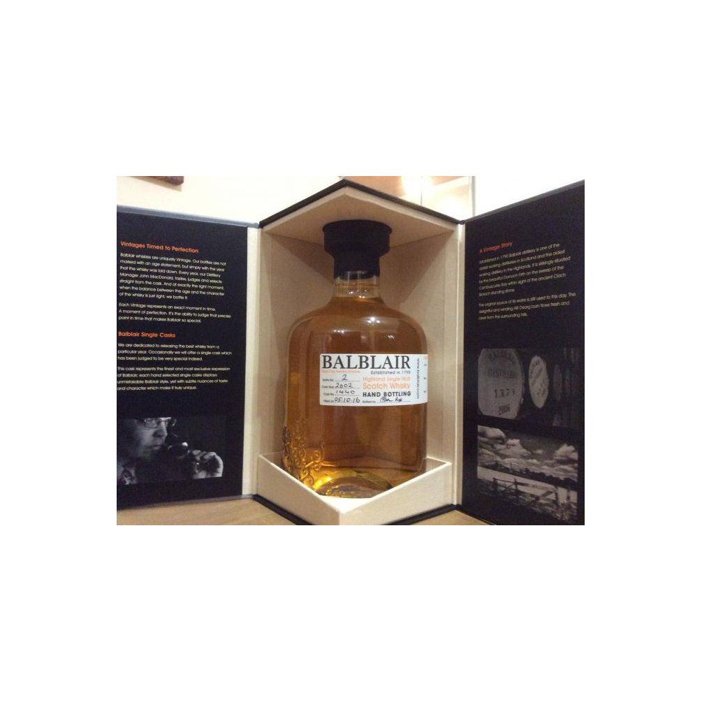 Balblair 2002 Single Malt Whisky 2