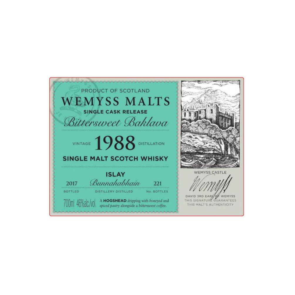 Bunnahabhain 1988 29 Years Single Malt Whisky