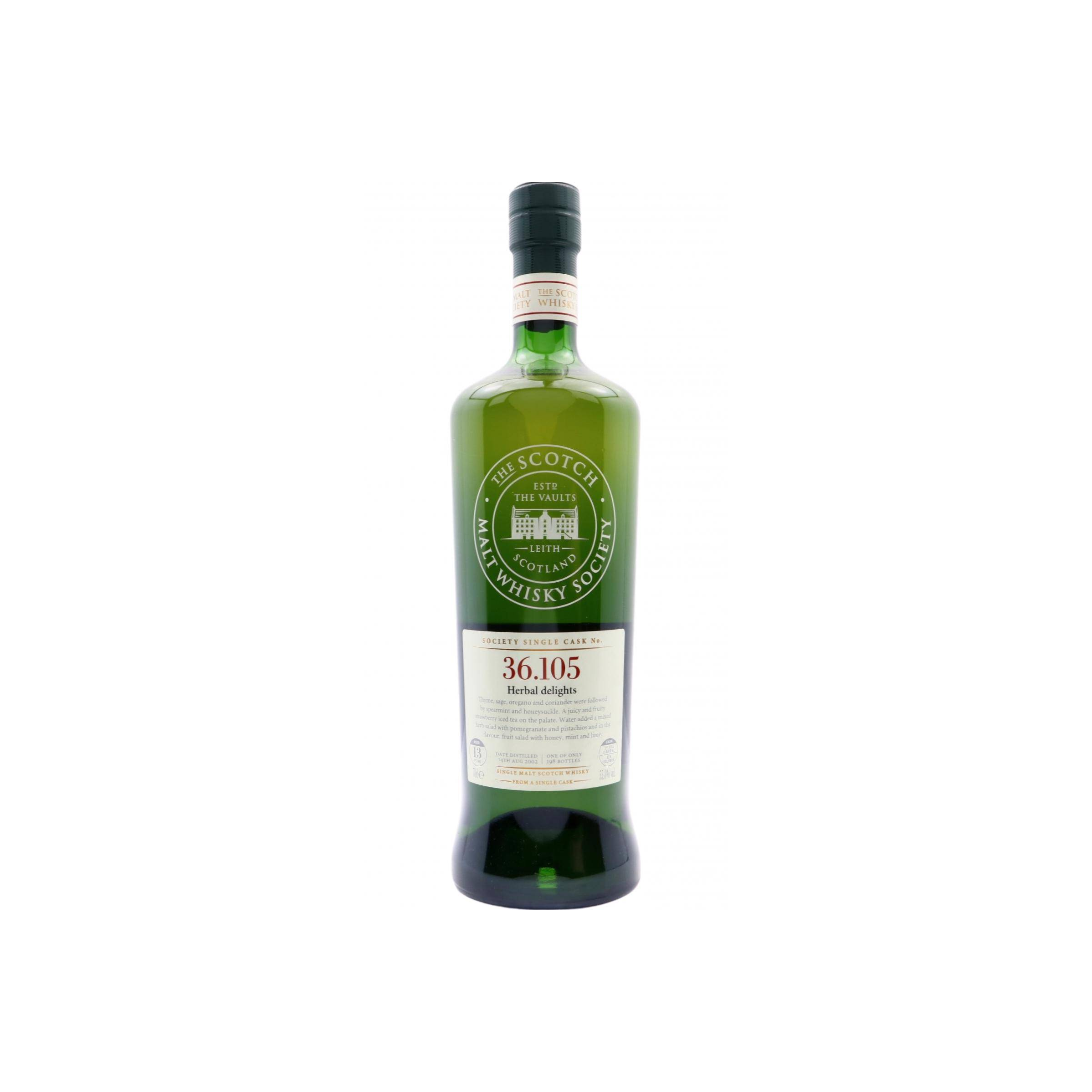 The Scotch Malt Whisky Society 2002 13 Years Single Malt Whisky