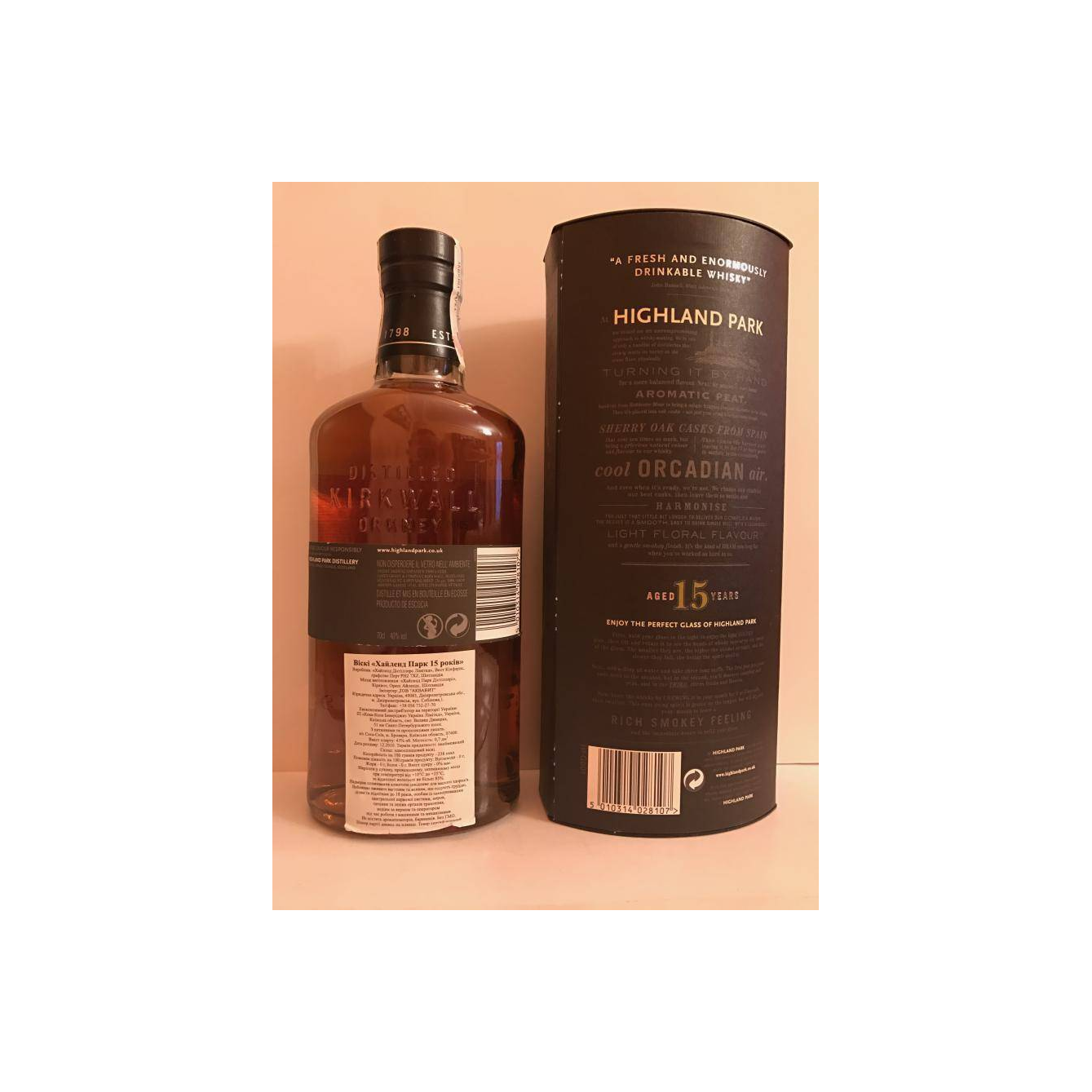 Highland Park 15 Years Single Malt Whisky 3
