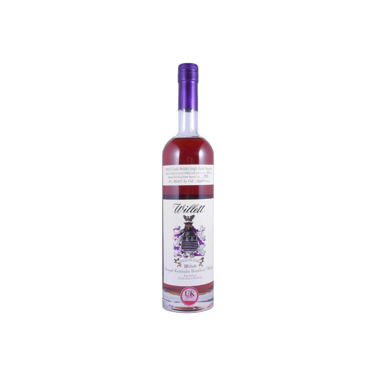 Willett Family Estate Bottled Single Barrel Bourbon 22 Years Bourbon Whisky 3