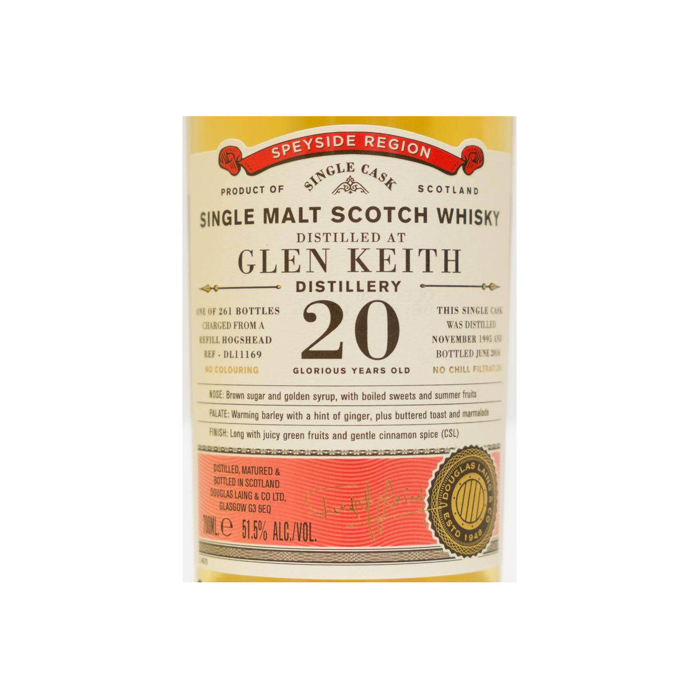 Glen Keith Old Particular 1995 20 Years Single Malt Whisky 2