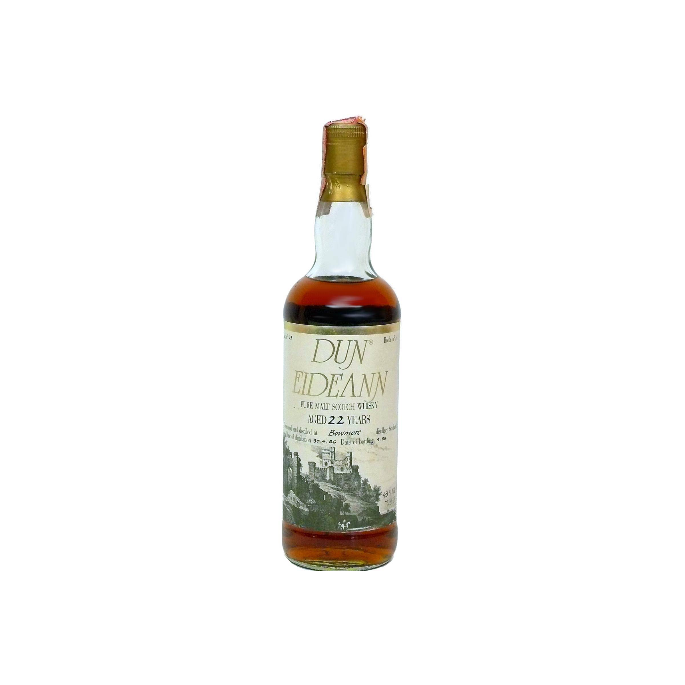 Bowmore 1966 22 Years Single Malt Whisky