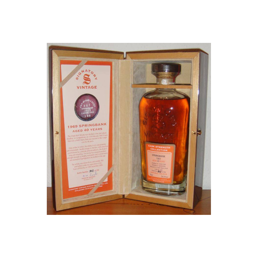 Springbank Cask Strength Collection 1969 40 Years Single Malt Whisky 3
