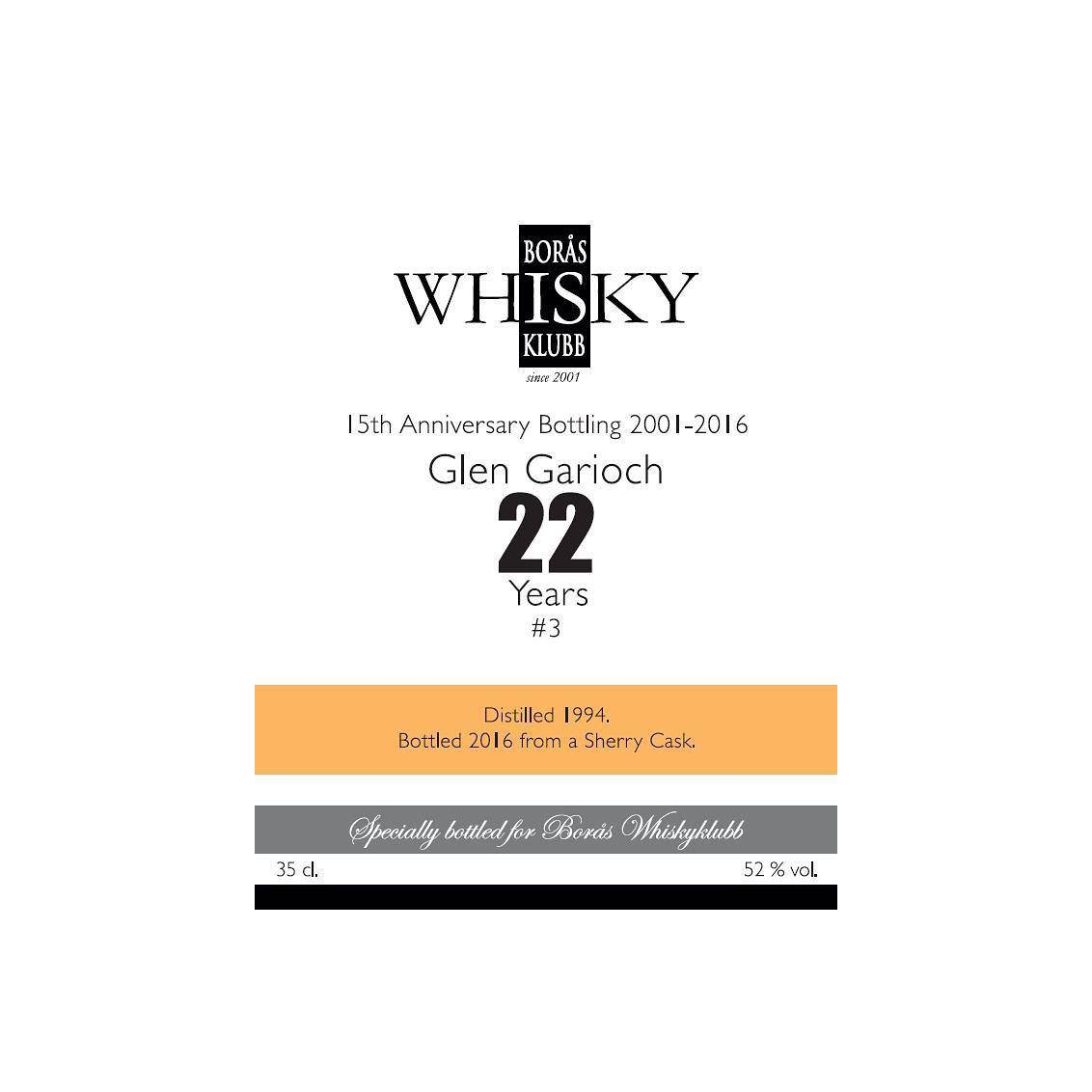 Glen Garioch 1994 22 Years Single Malt Whisky 2