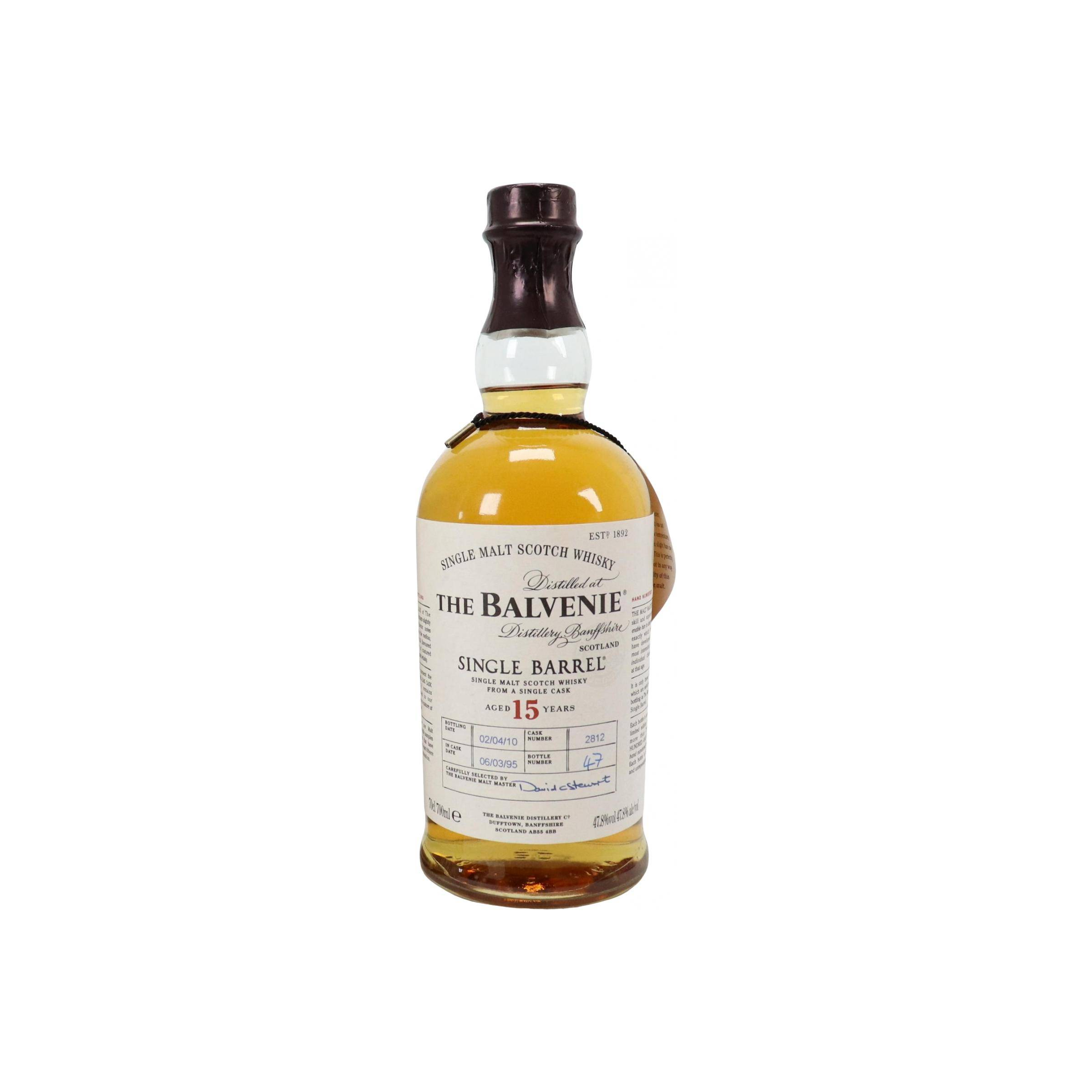 The Balvenie Single Cask 1995 15 Years Single Malt Whisky