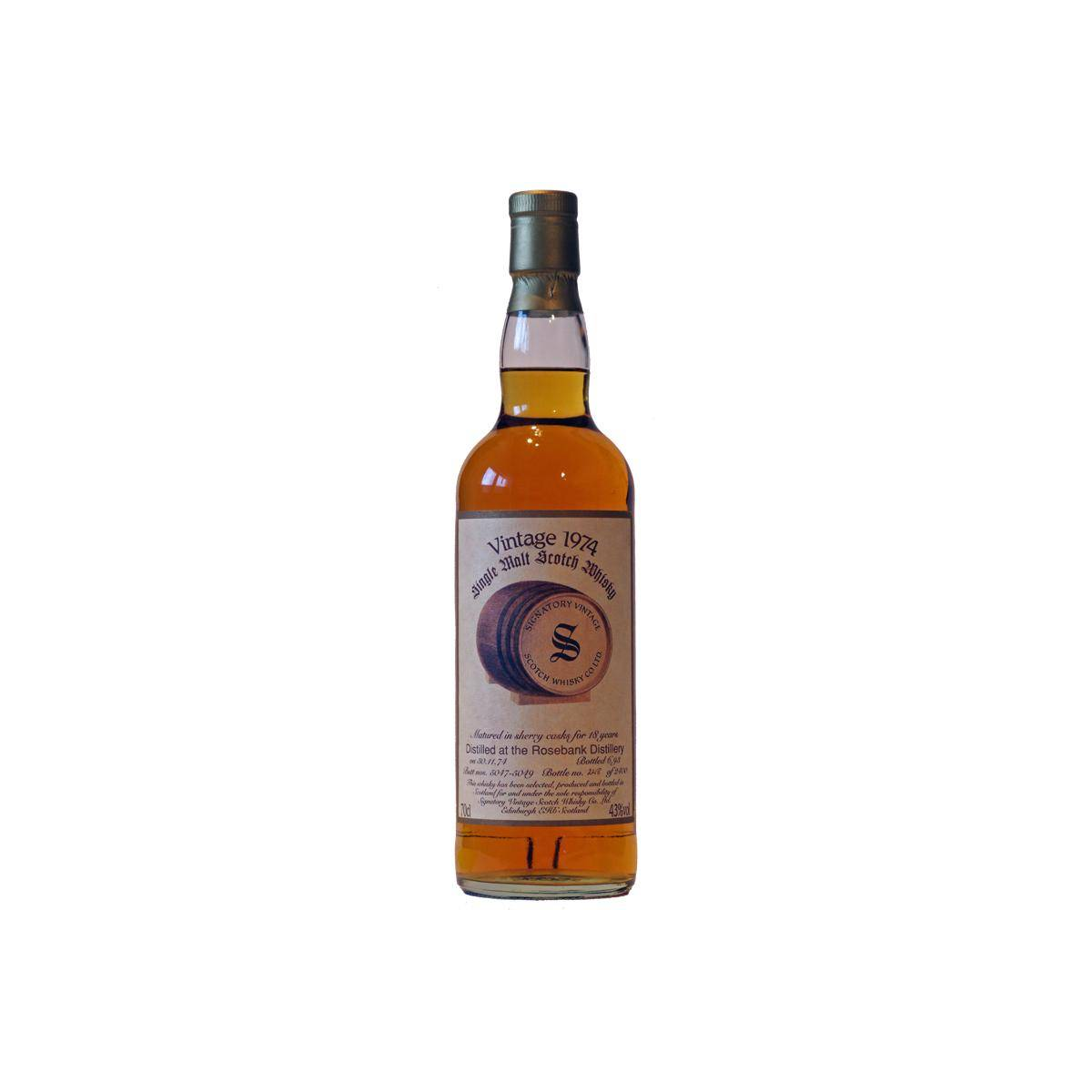 Rosebank Vintage Collection 1974 18 Years Single Malt Whisky