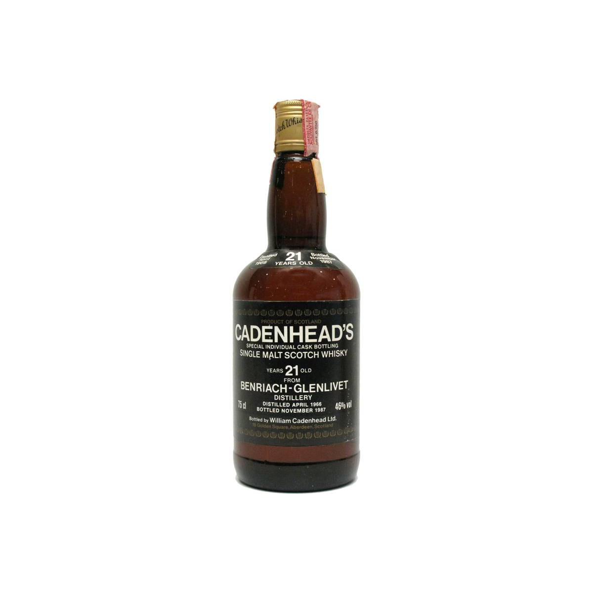 BenRiach 1966 21 Years Single Malt Whisky