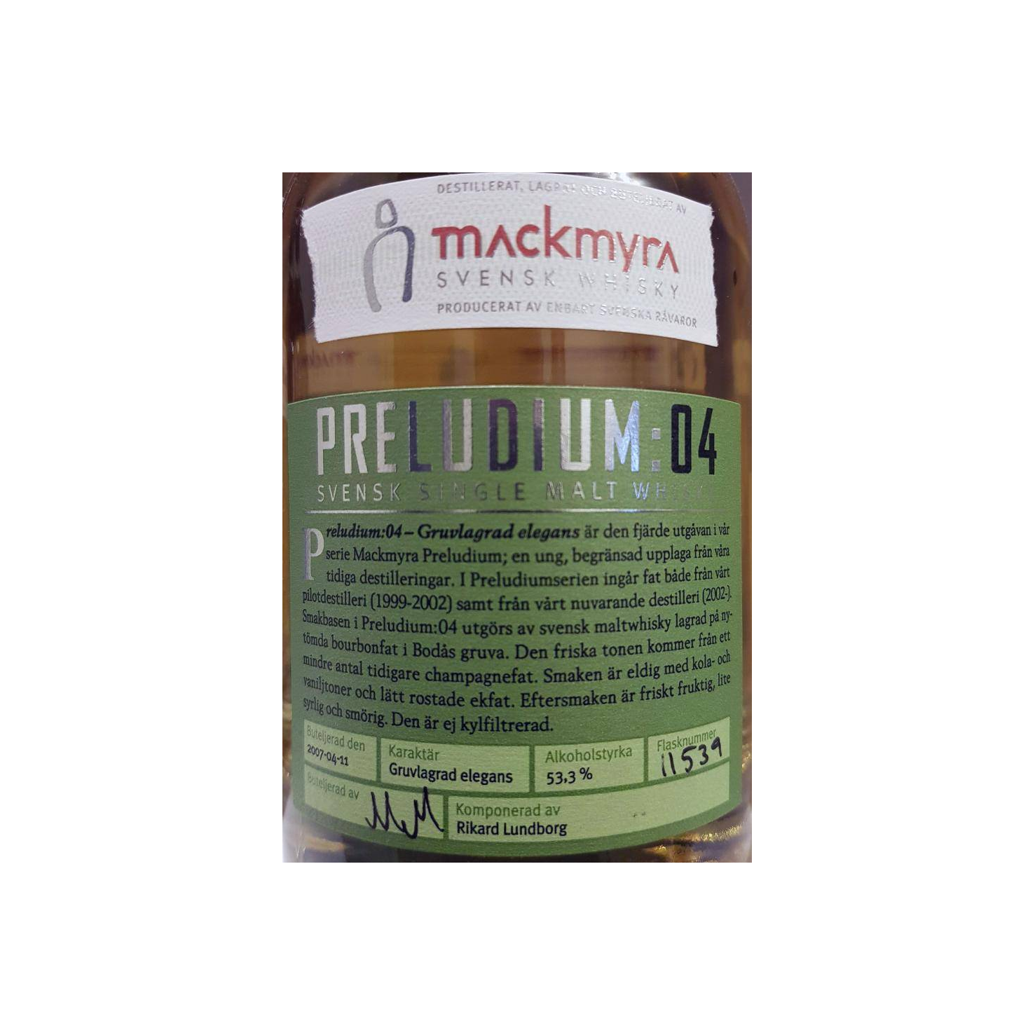 Mackmyra Single Malt Whisky 2