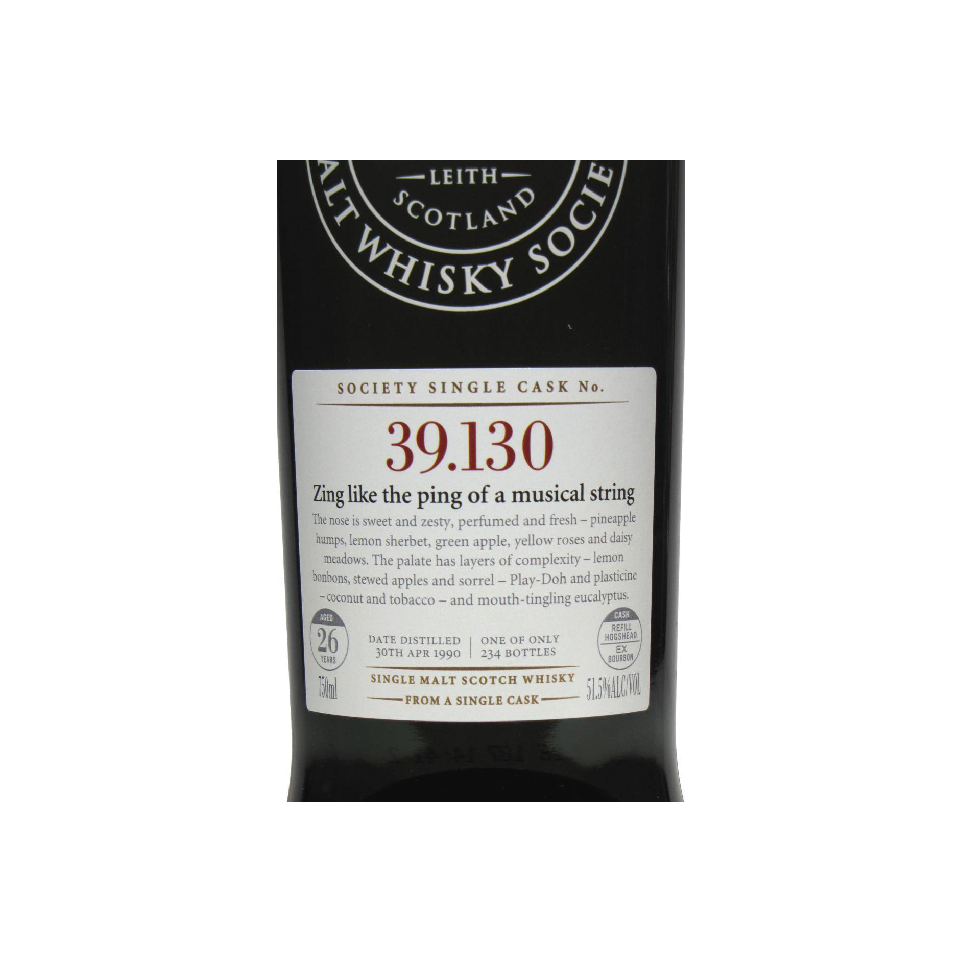 The Scotch Malt Whisky Society 1990 26 Years Single Malt Whisky 2