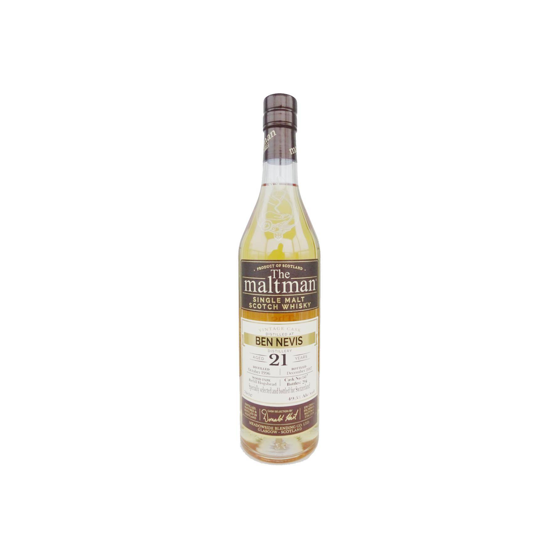 Ben Nevis 1996 21 Years Single Malt Whisky