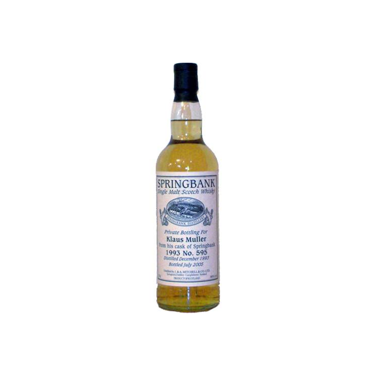 Springbank Private Bottling 1993 11 Years Single Malt Whisky