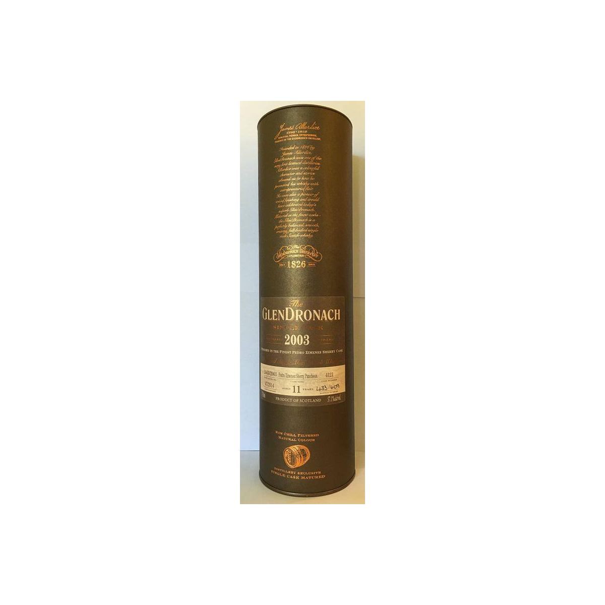 GlenDronach Single Cask 2003 11 Years Single Malt Whisky 3