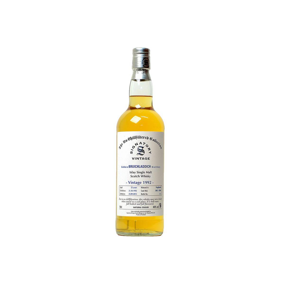 Bruichladdich The Un-Chillfiltered Collection 1992 22 Years Single Malt Whisky