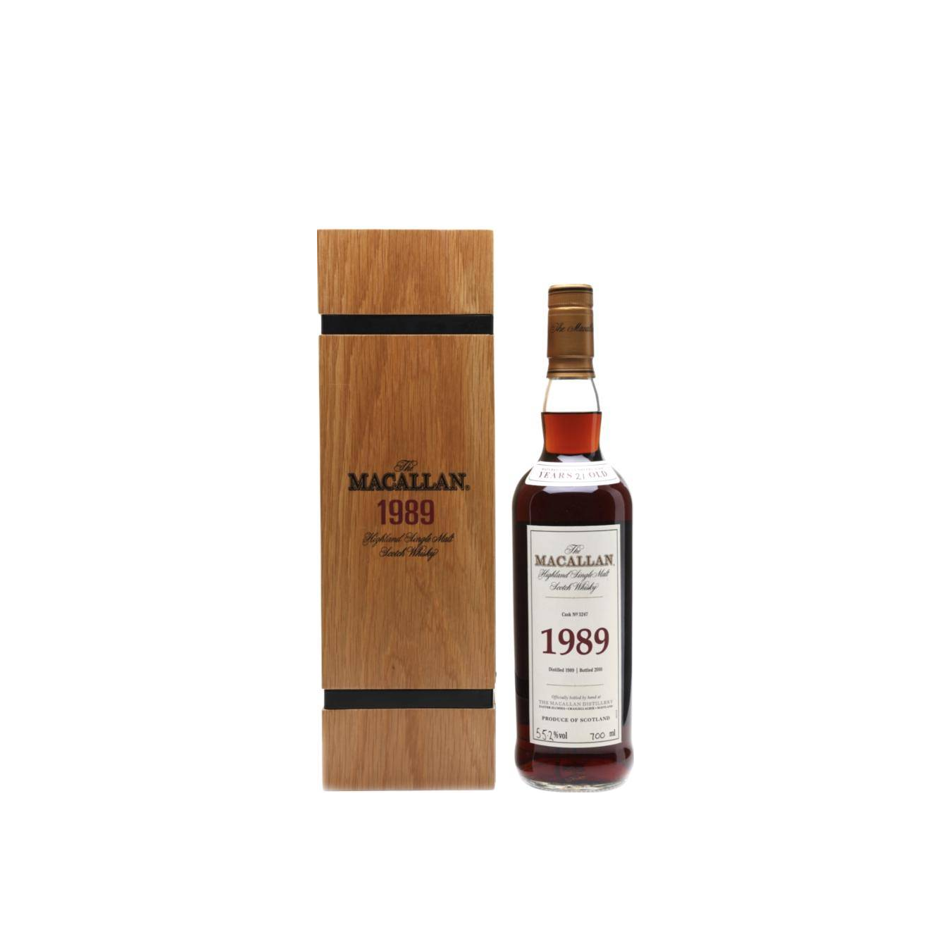 The Macallan 1989 21 Years Single Malt Whisky
