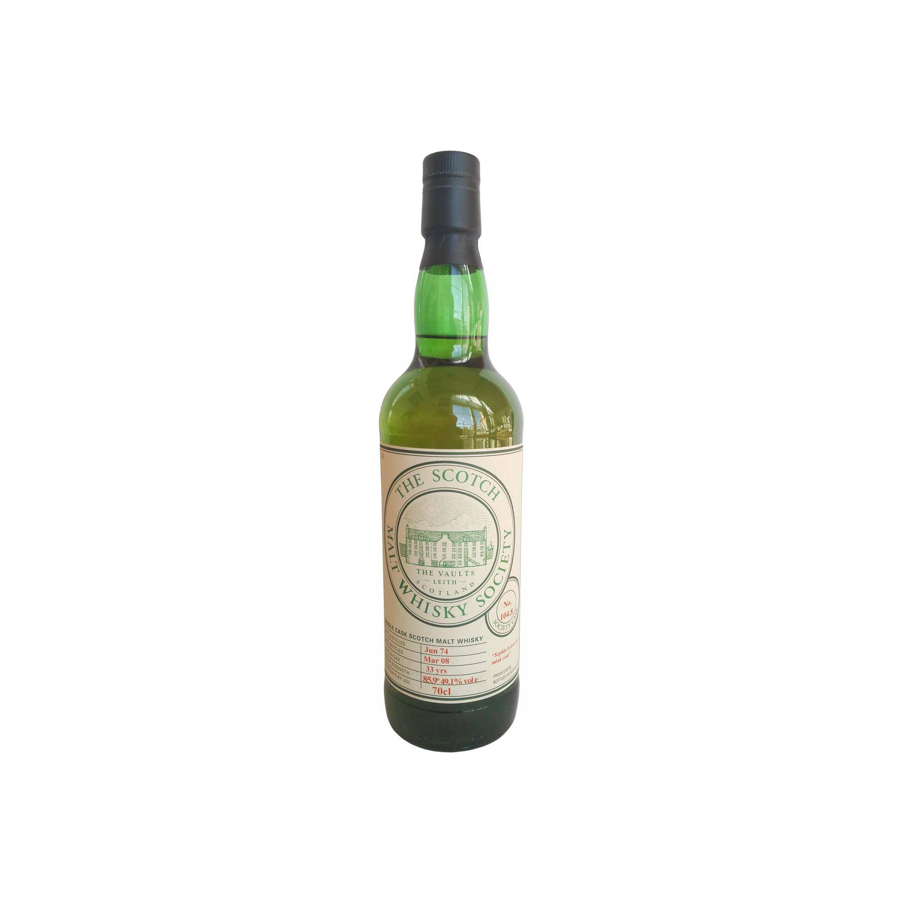 The Scotch Malt Whisky Society 1974 33 Years Single Malt Whisky