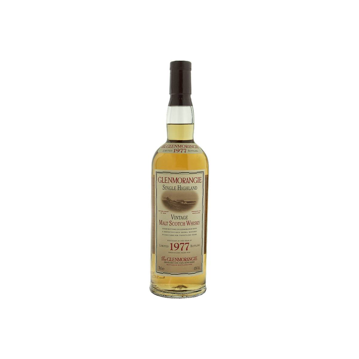 Glenmorangie 1977 21 Years Single Malt Whisky