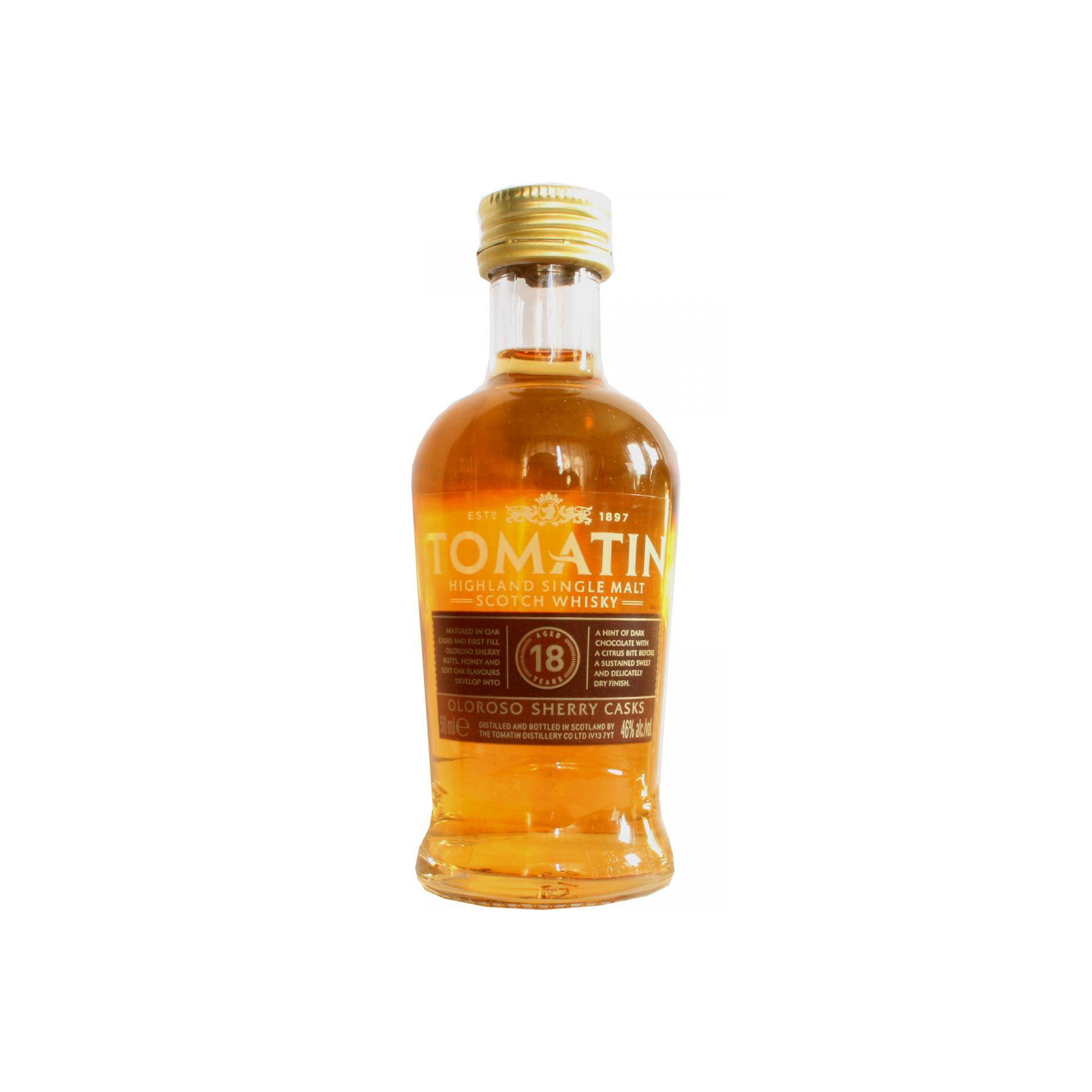 Tomatin Miniature 18 Years Single Malt Whisky 2