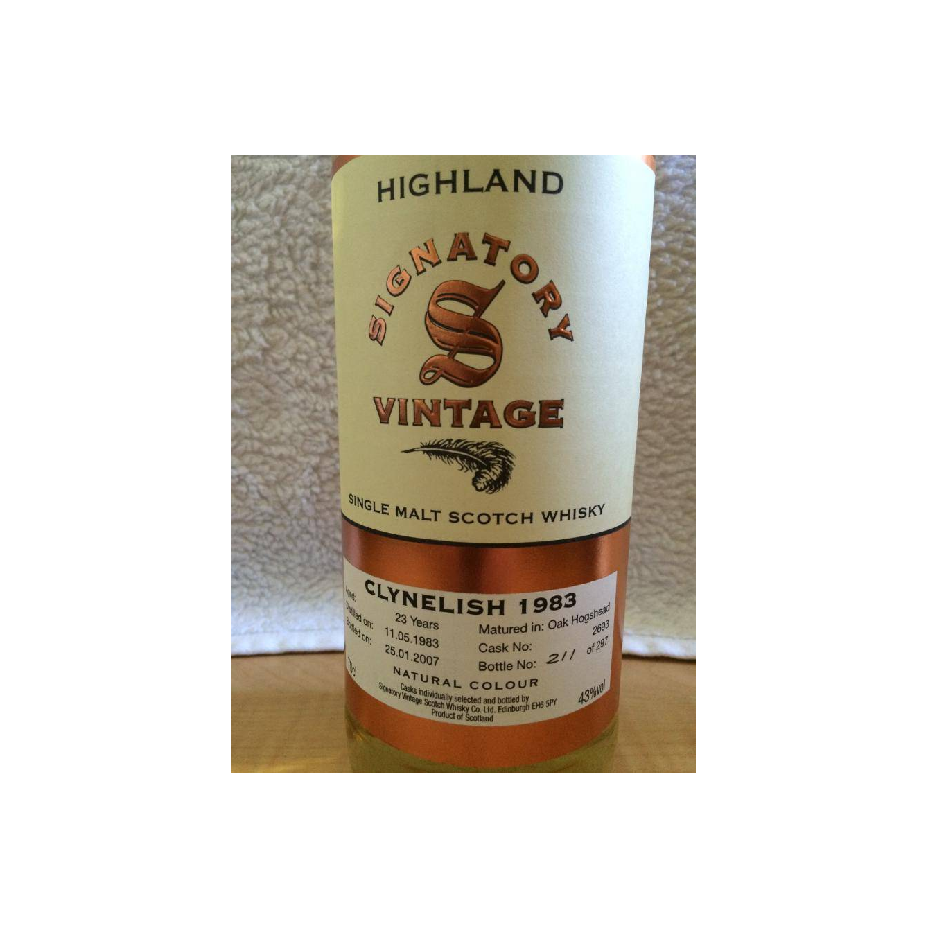 Clynelish Vintage Collection 1983 23 Years Single Malt Whisky 3